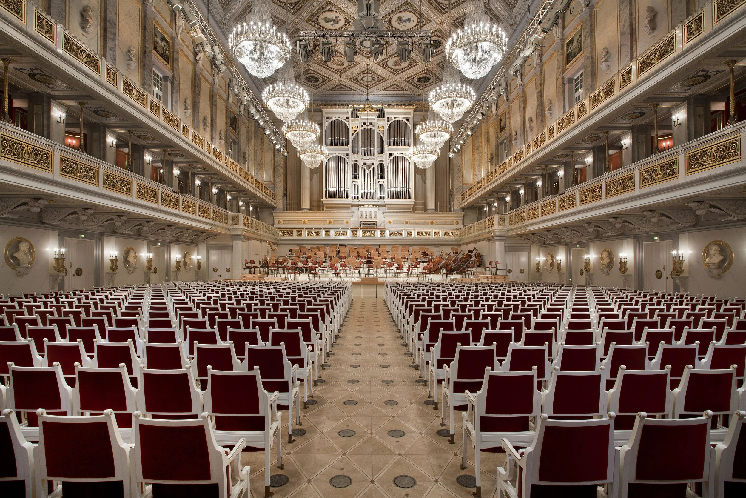 Konzertsaal des ZeitenKlänge Musikfestivals