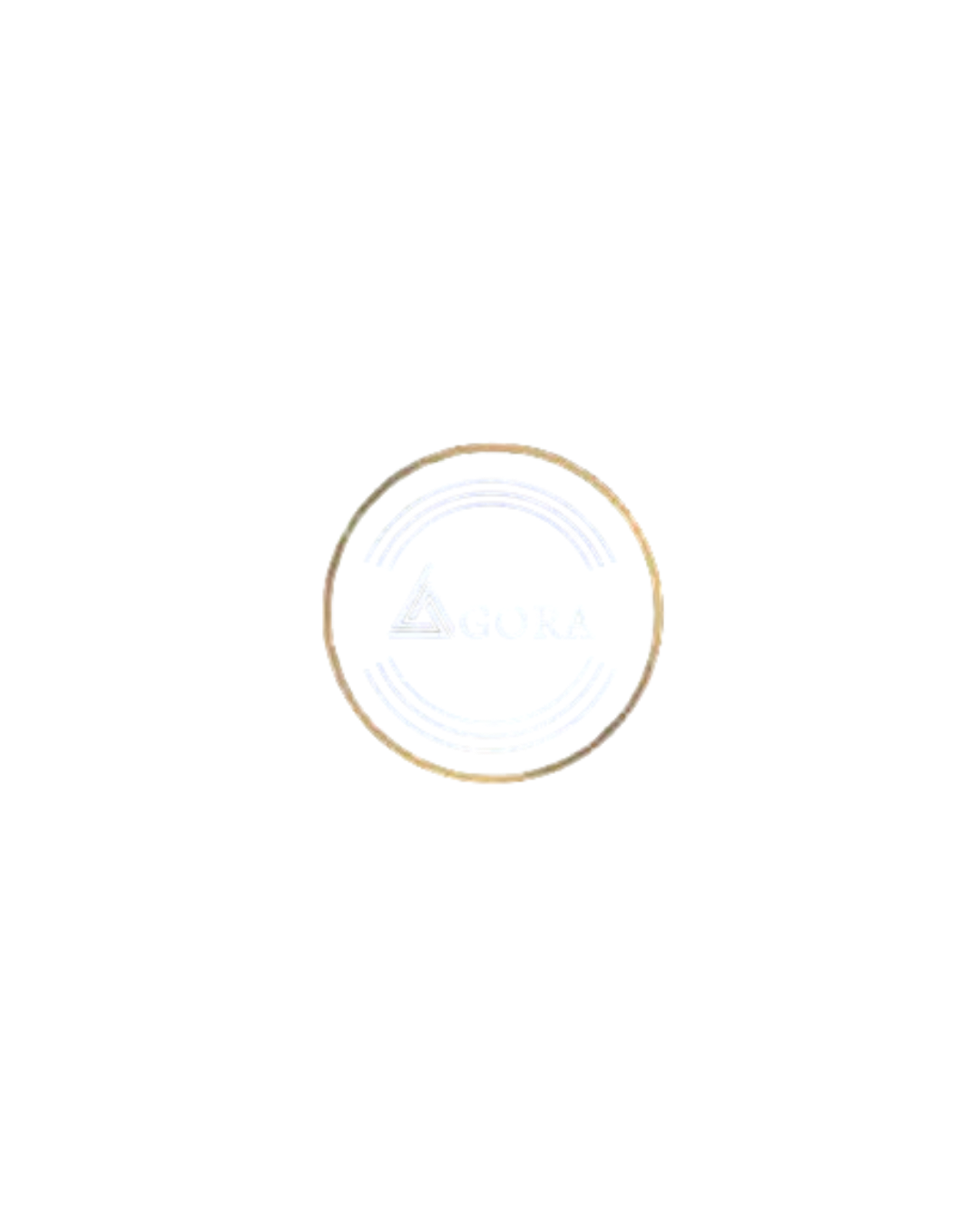 Logotipo do Altice, empresa de tecnologia, com letras azuis em um círculo dourado.