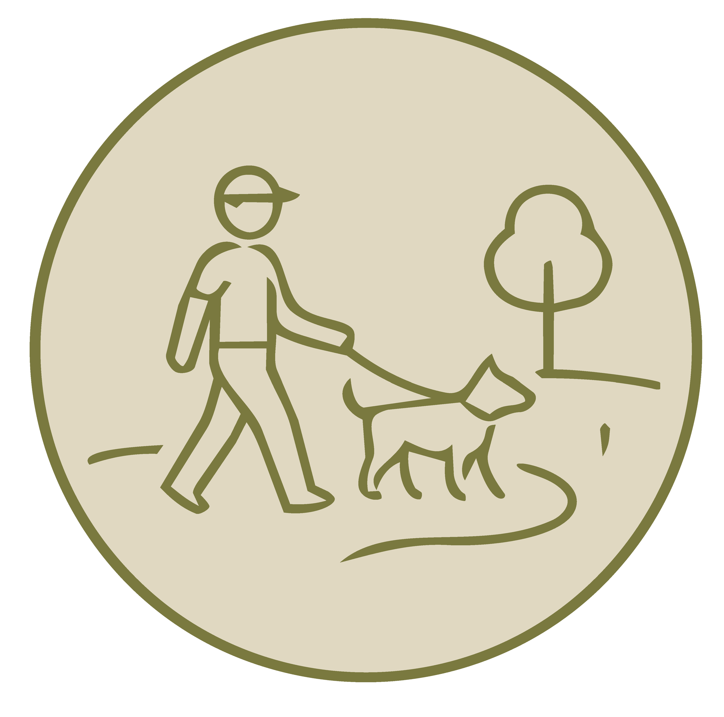 Illustration of a clock face with a person pointing at the time.
