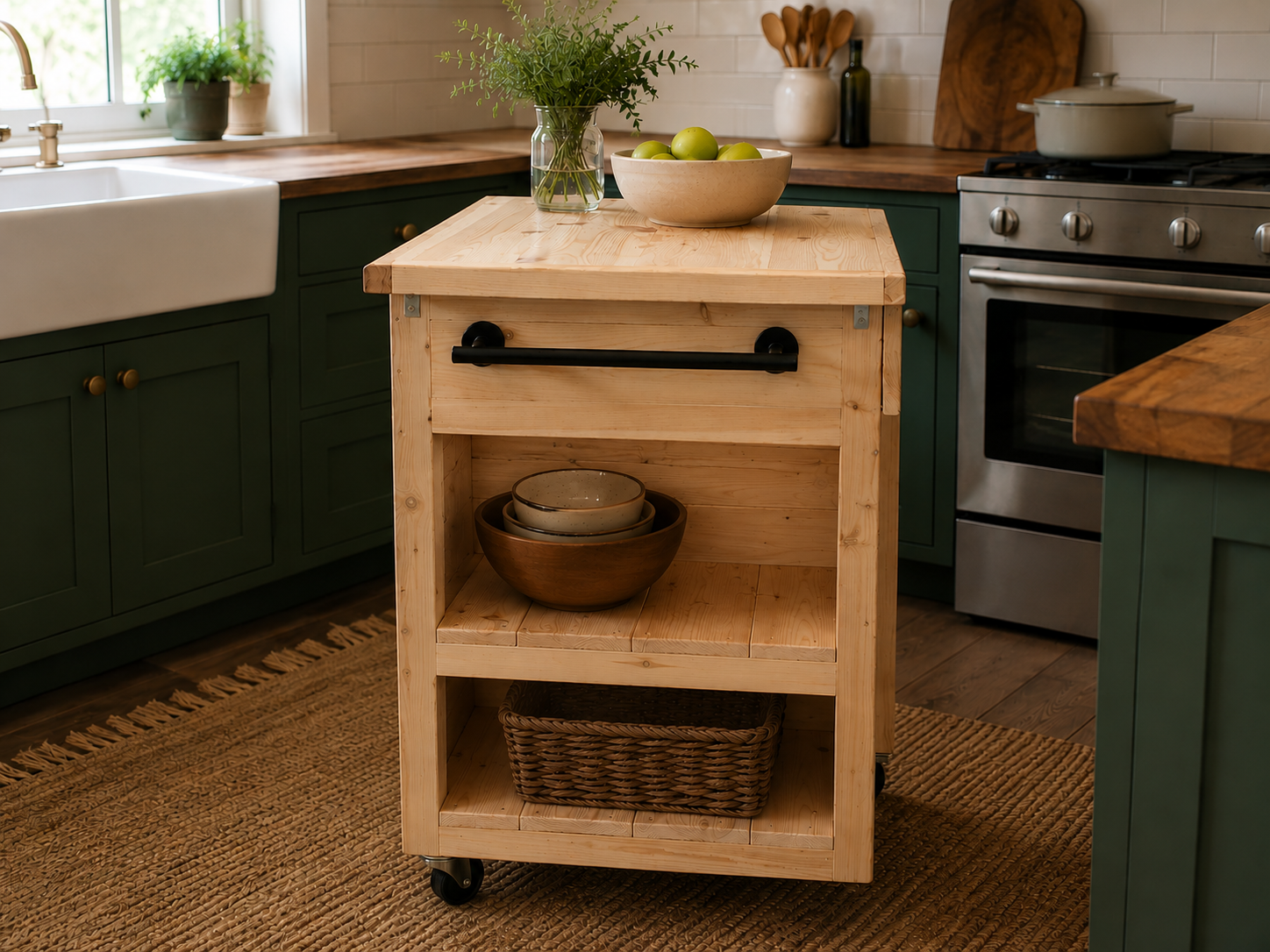 Naked Kitchen island