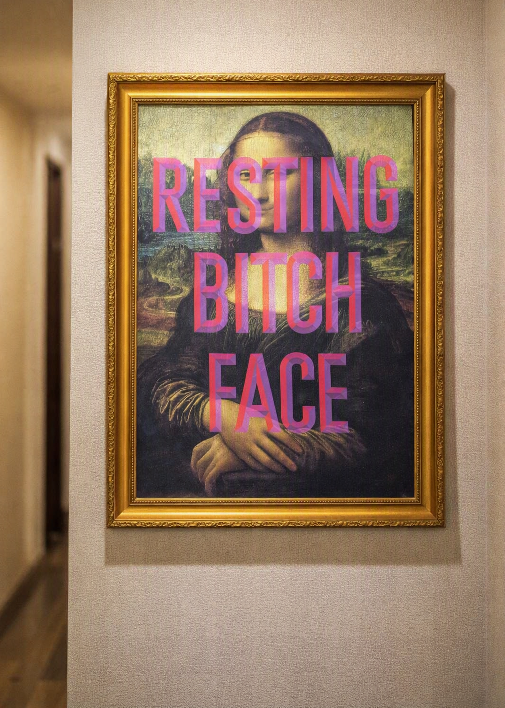 Resting Bitch Face A4 Print