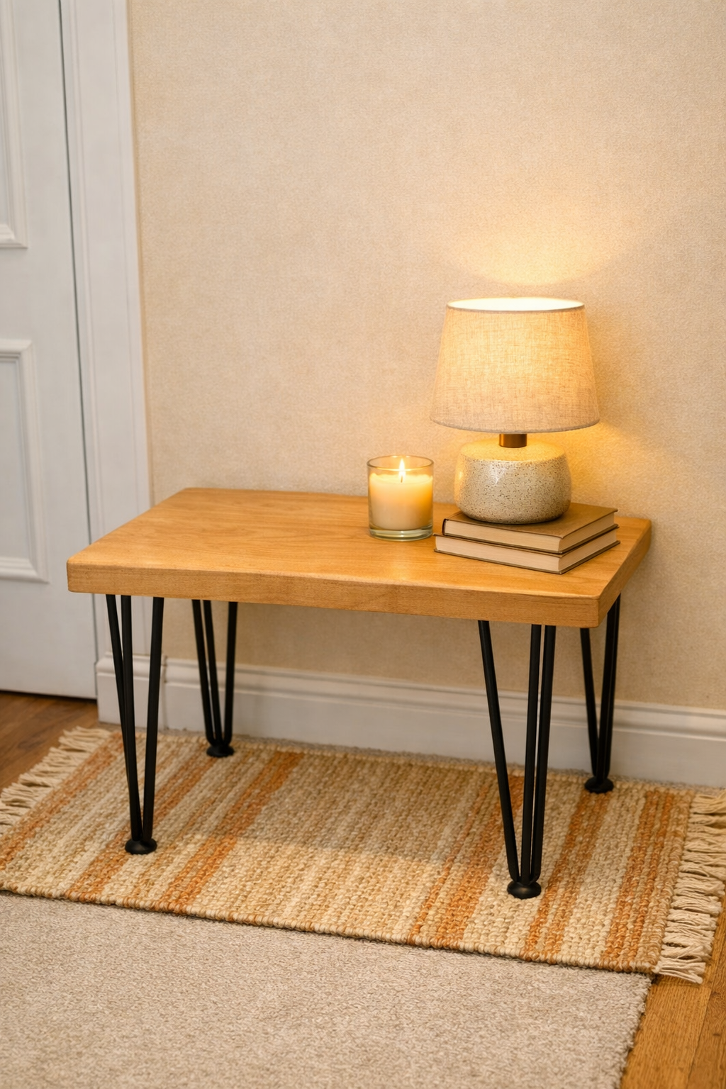 American Maple live edge side table