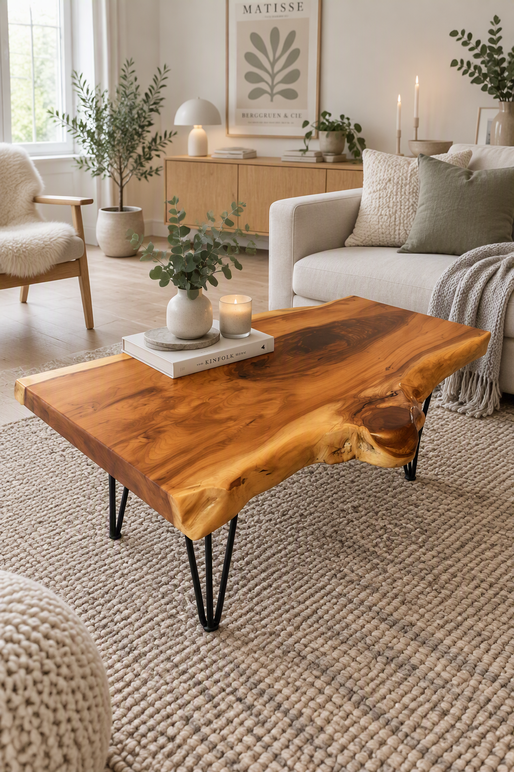 Live Edge Red Cedar Table