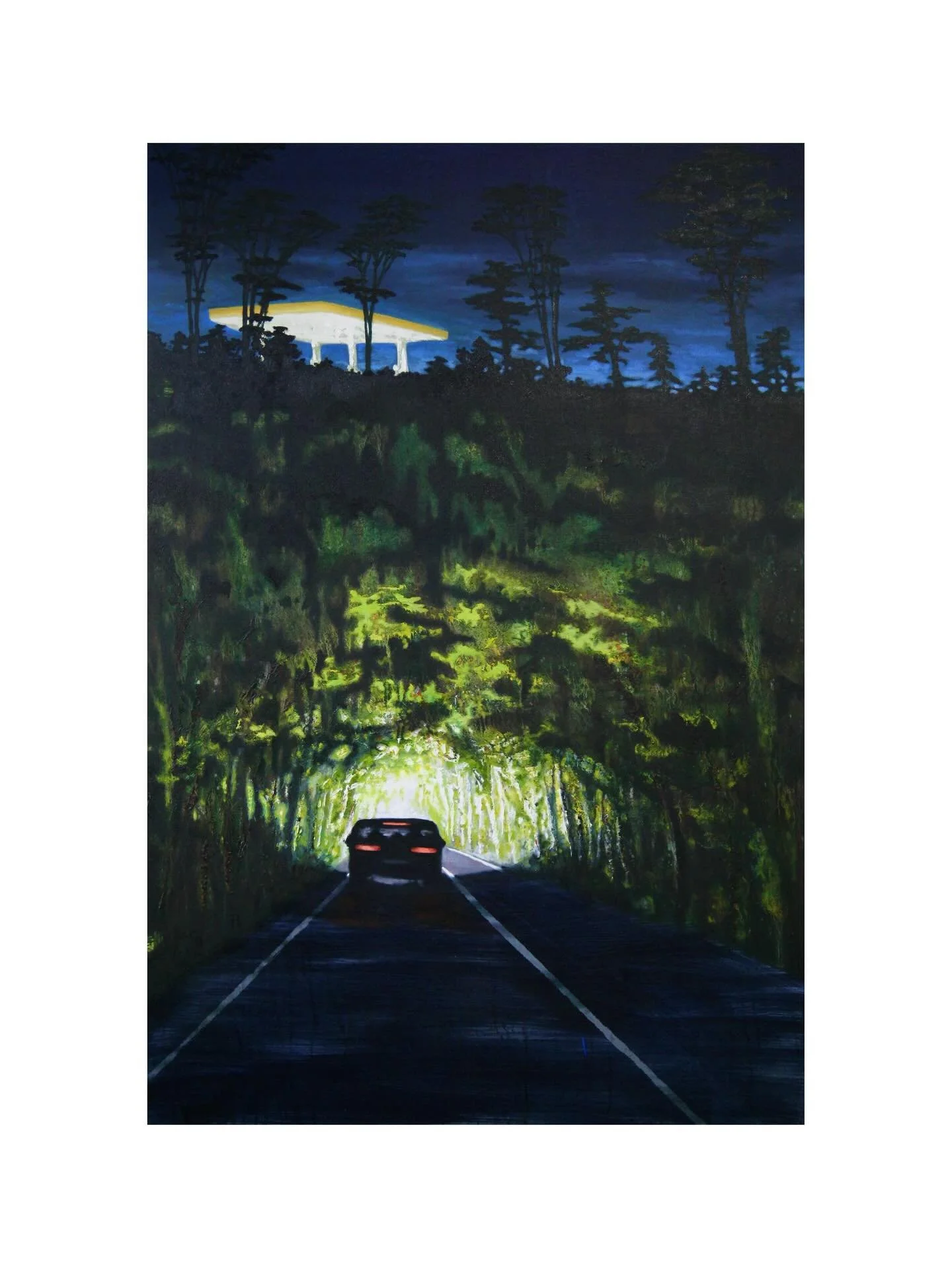 Passenger Side 

Oil on Canvas, 120cm x 80cm 

#nightdrive #passenger #contemporaryart #imaginedlandcape #nightpainting
