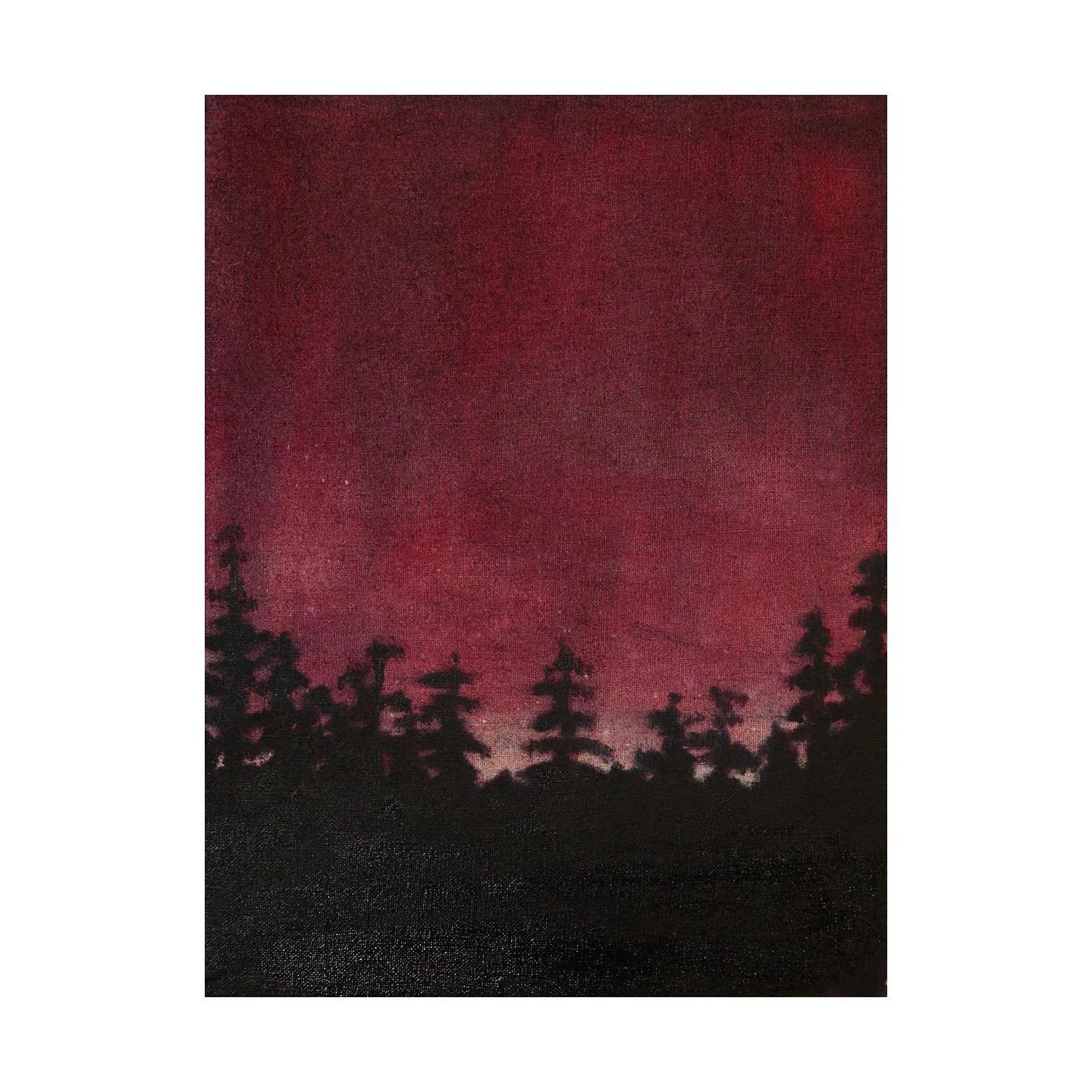 Red Woods
Oil on Linen , 18 x 23cm

#nightwalk #sunset #forest #redwood #tranquility #landscape #nature #nightpainting #nocturne #solitude #trees #redsky #oilpainting #oiloncanvas #figurative #artist #kunst #contemporaryart #contemporarypainting