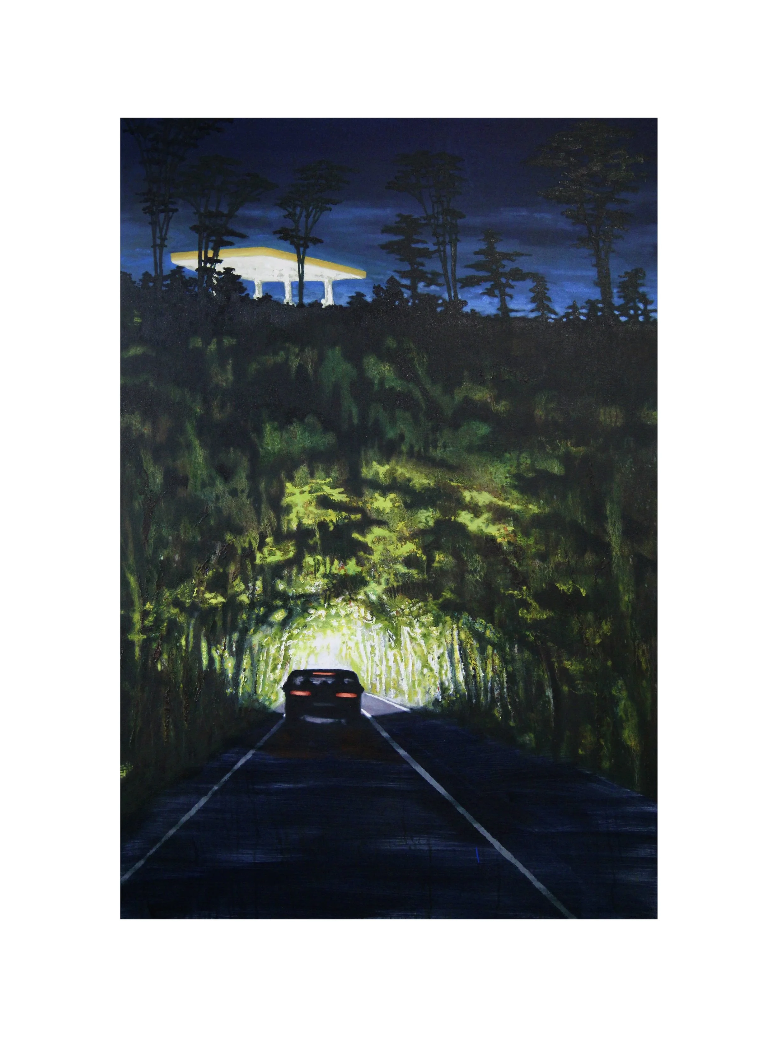 Passenger Side, Oil on Canvas, 80cm x 120cm