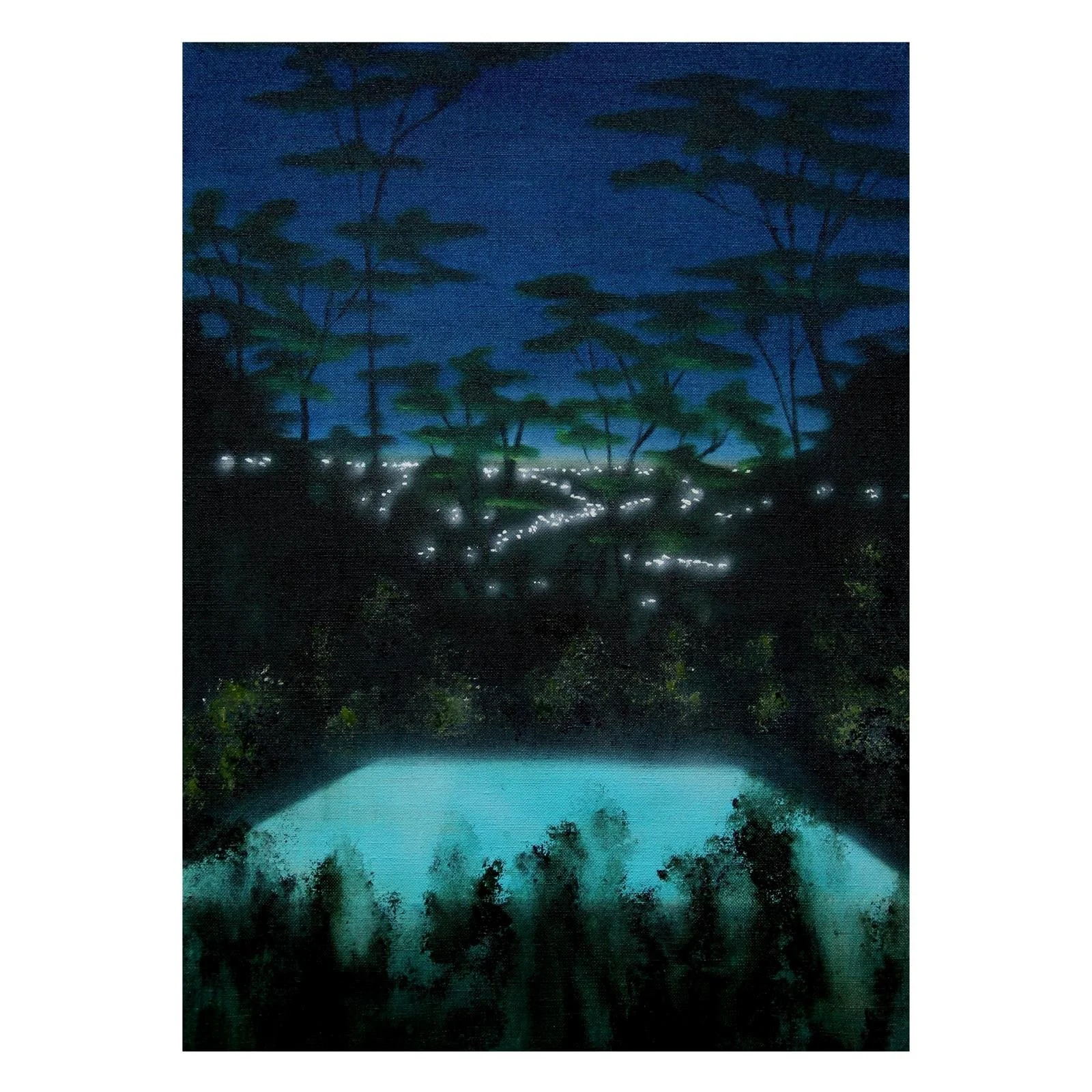 Illuminated painting by Peter John Art