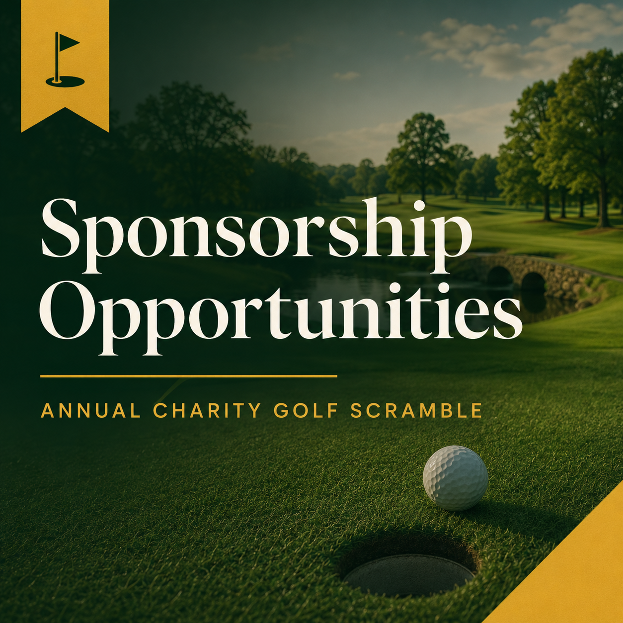 Annual Charity Golf Scramble Sponsorship