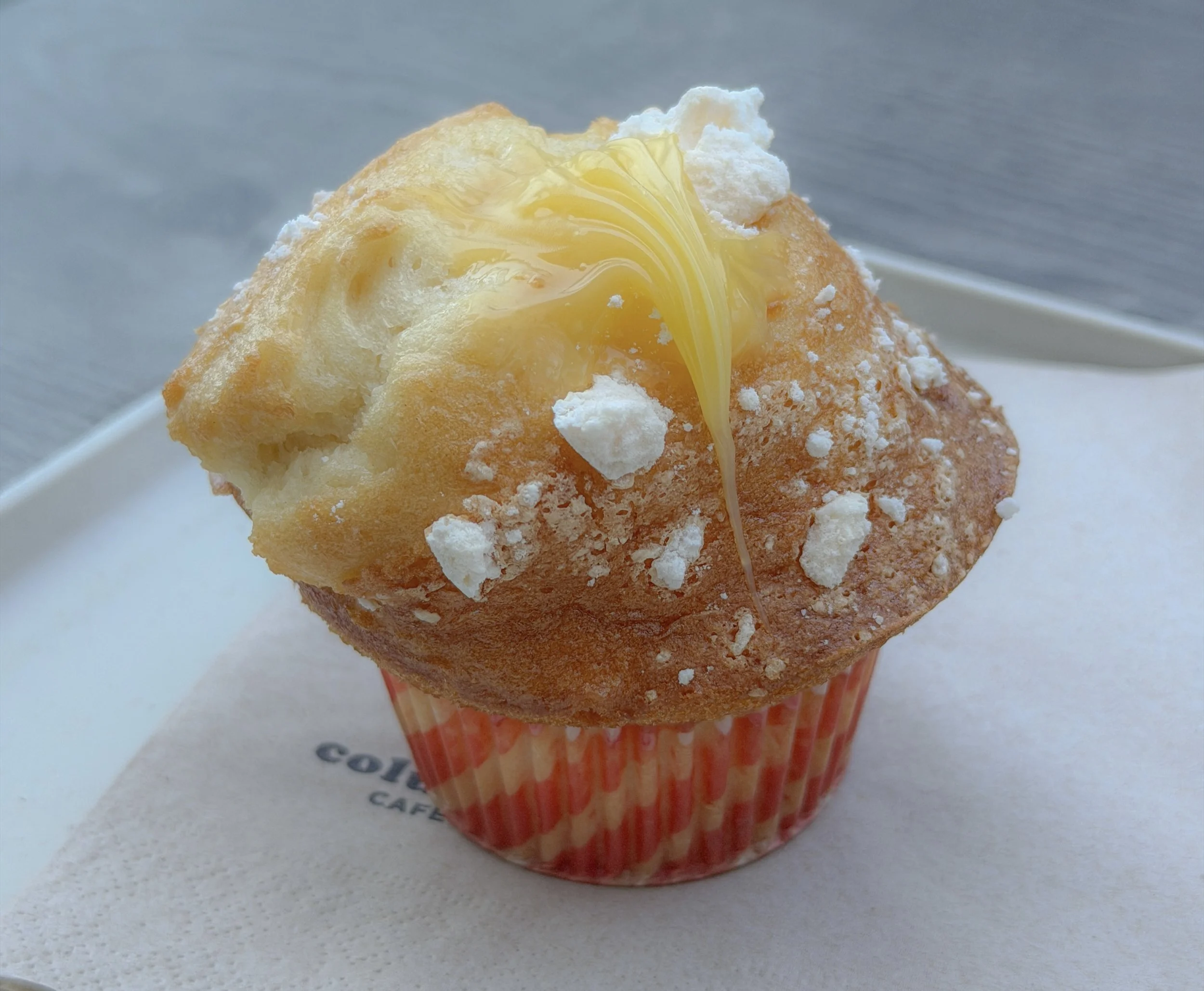 Muffin at Columbus Cafe in Dunkirk