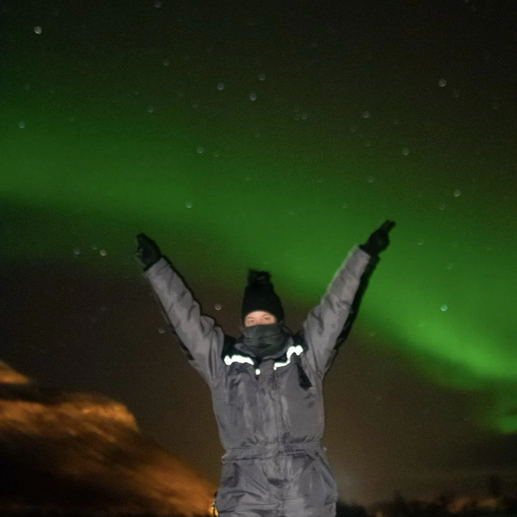 Me and the Northern Lights in Norway