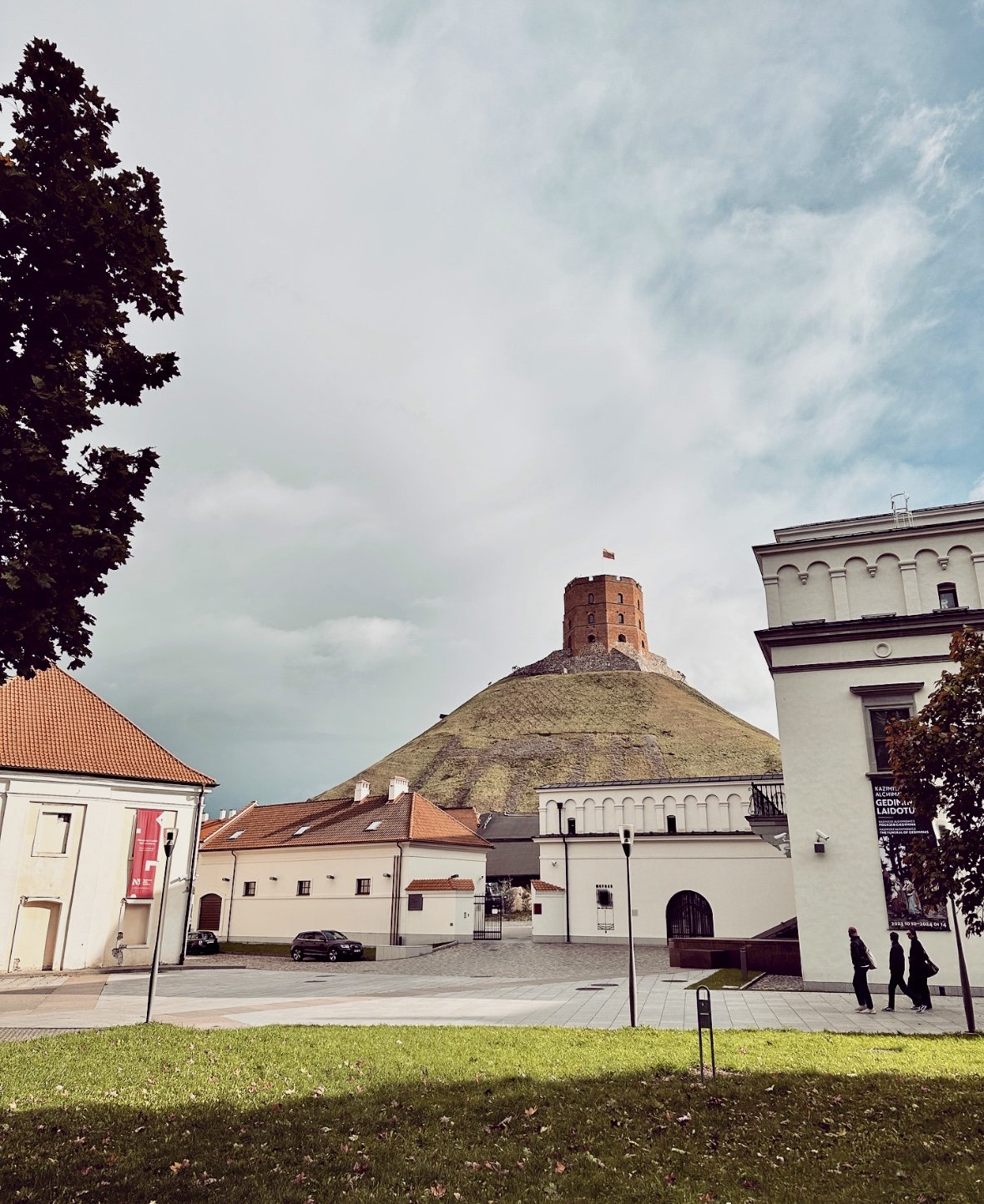 Views of Gedimina's Tower in Vilnius