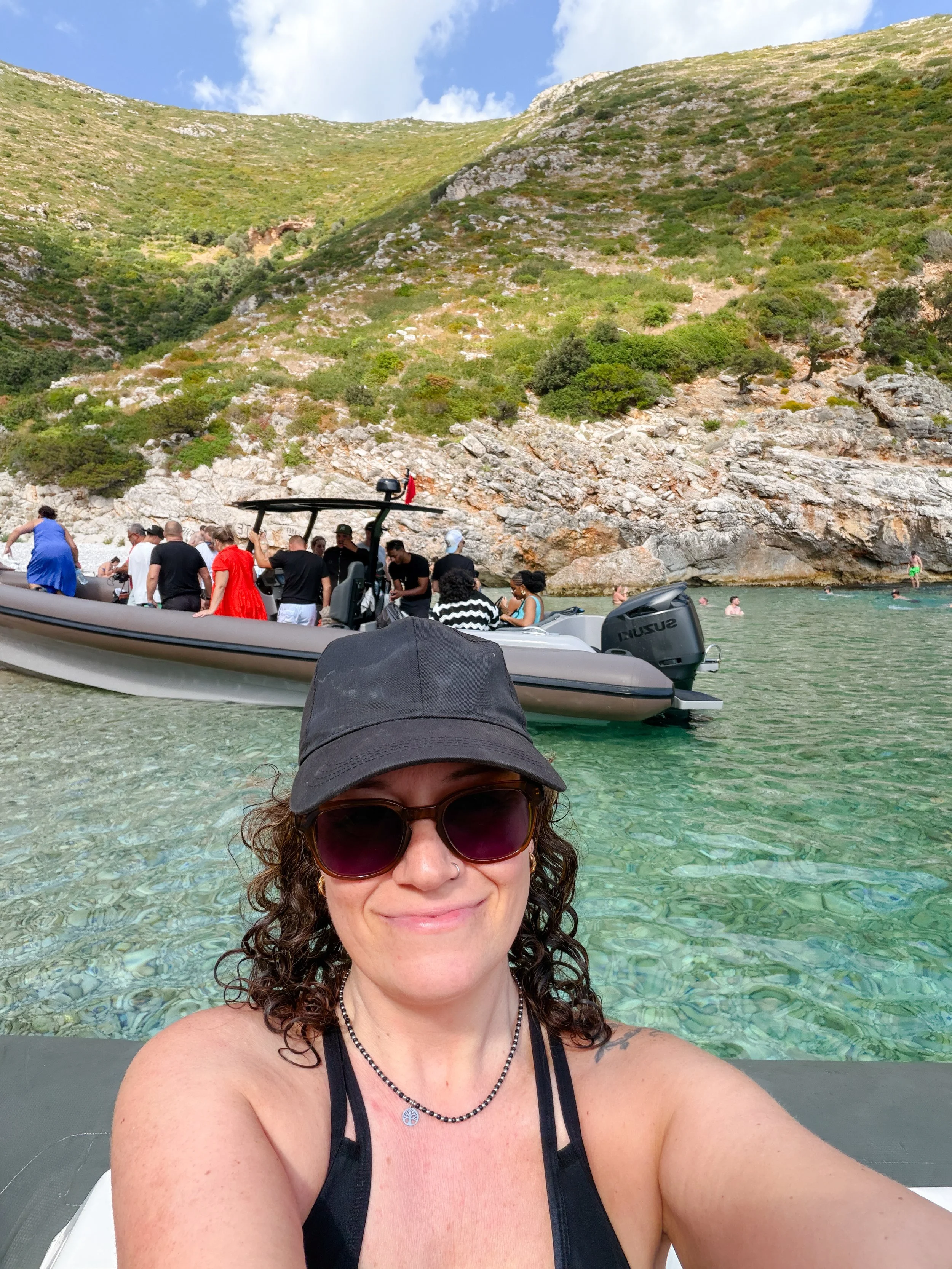 Boat trip in Albania to Grama Bay