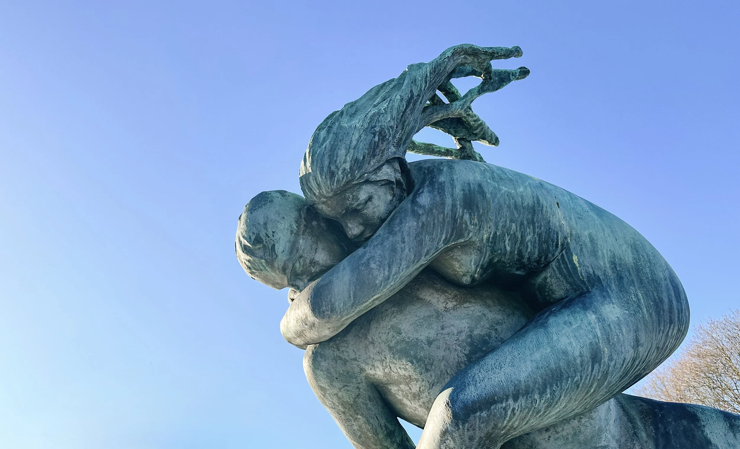 Staues in Frogner Park, close to Vigeland Oslo
