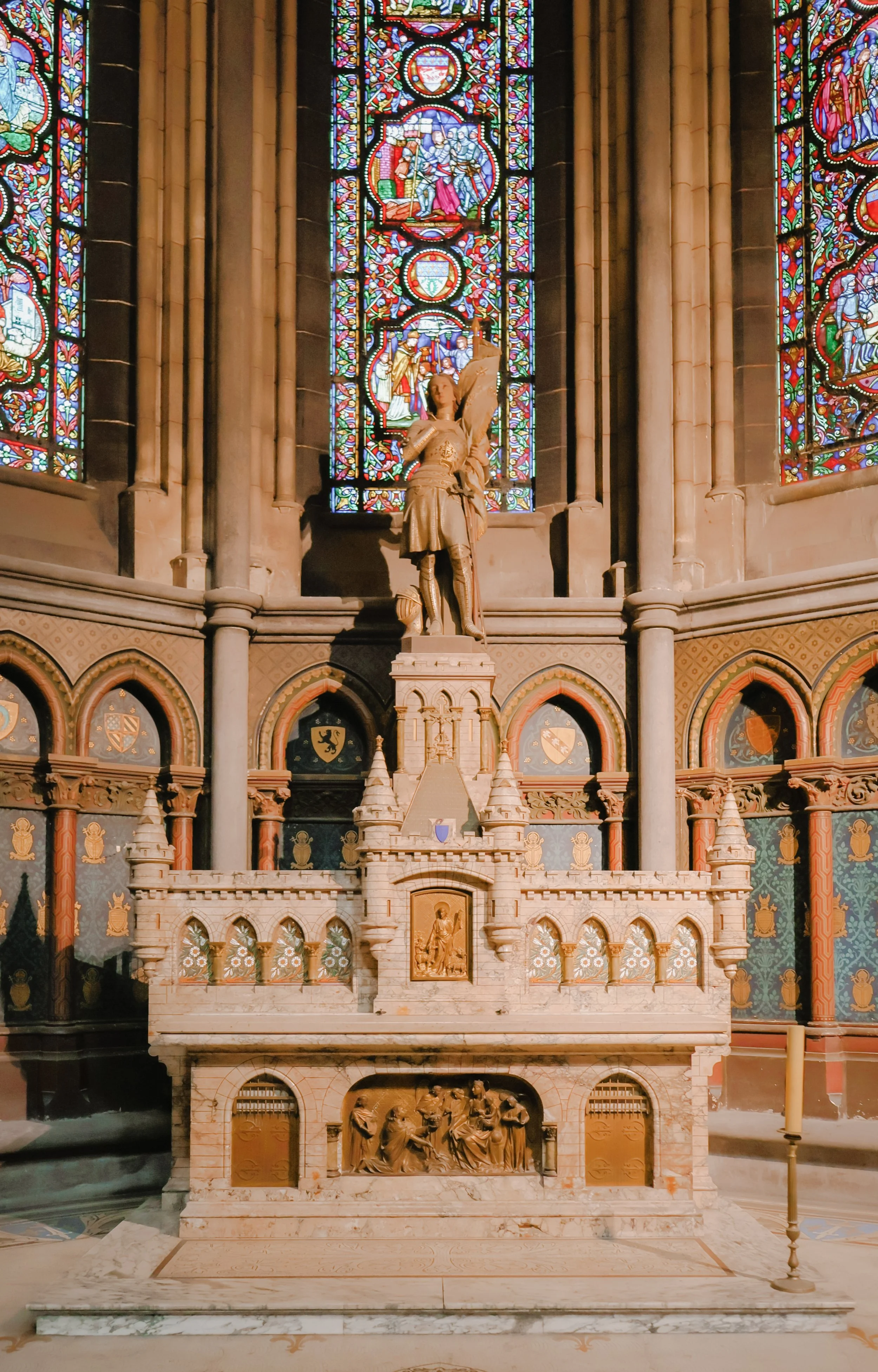 Statue in the  Notre-Dame-de-la-Treille Cathedral in Lille
