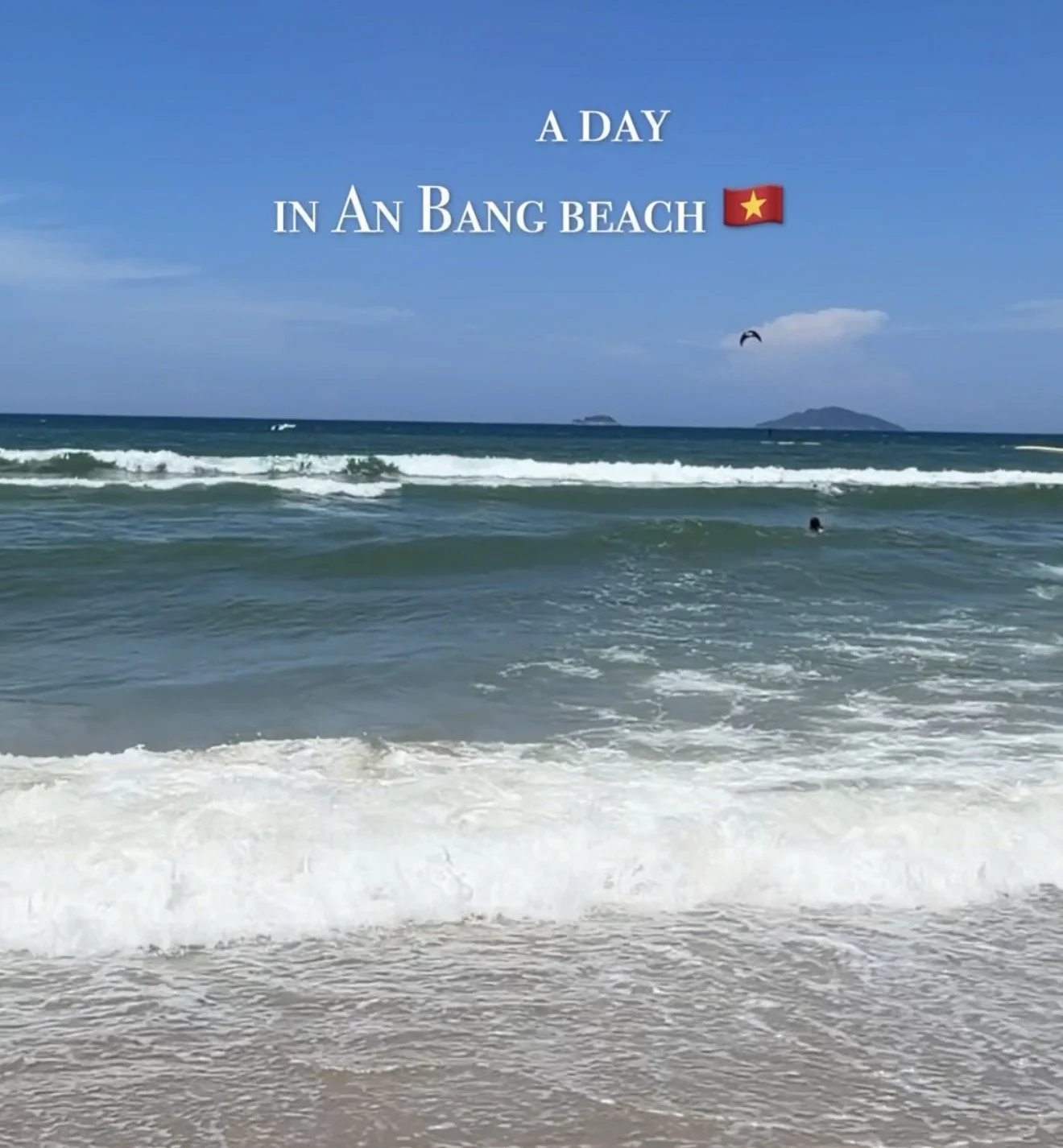 Reel of a fun day in An Bang Beach in Vietnam