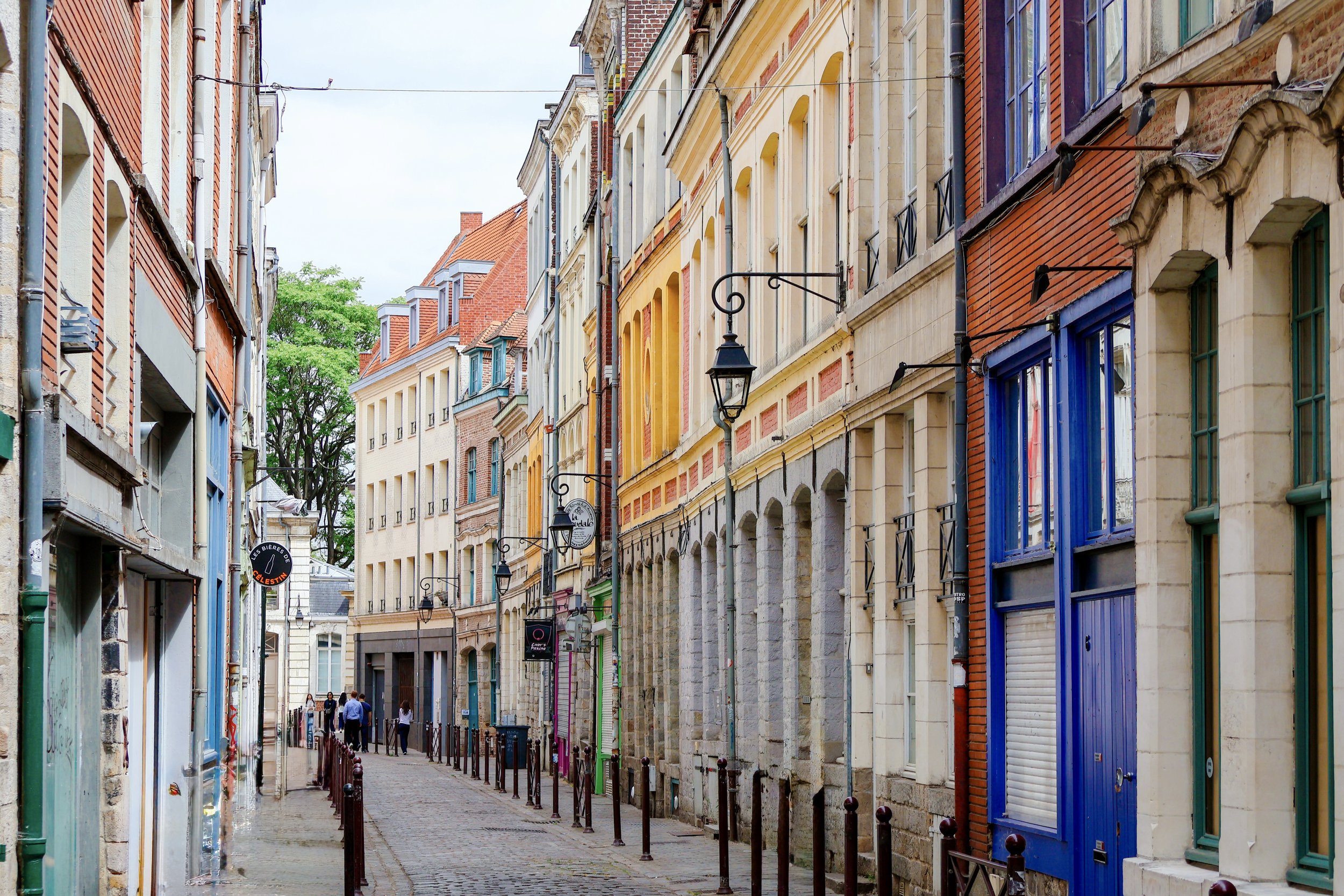 Colourful buildings in Lille