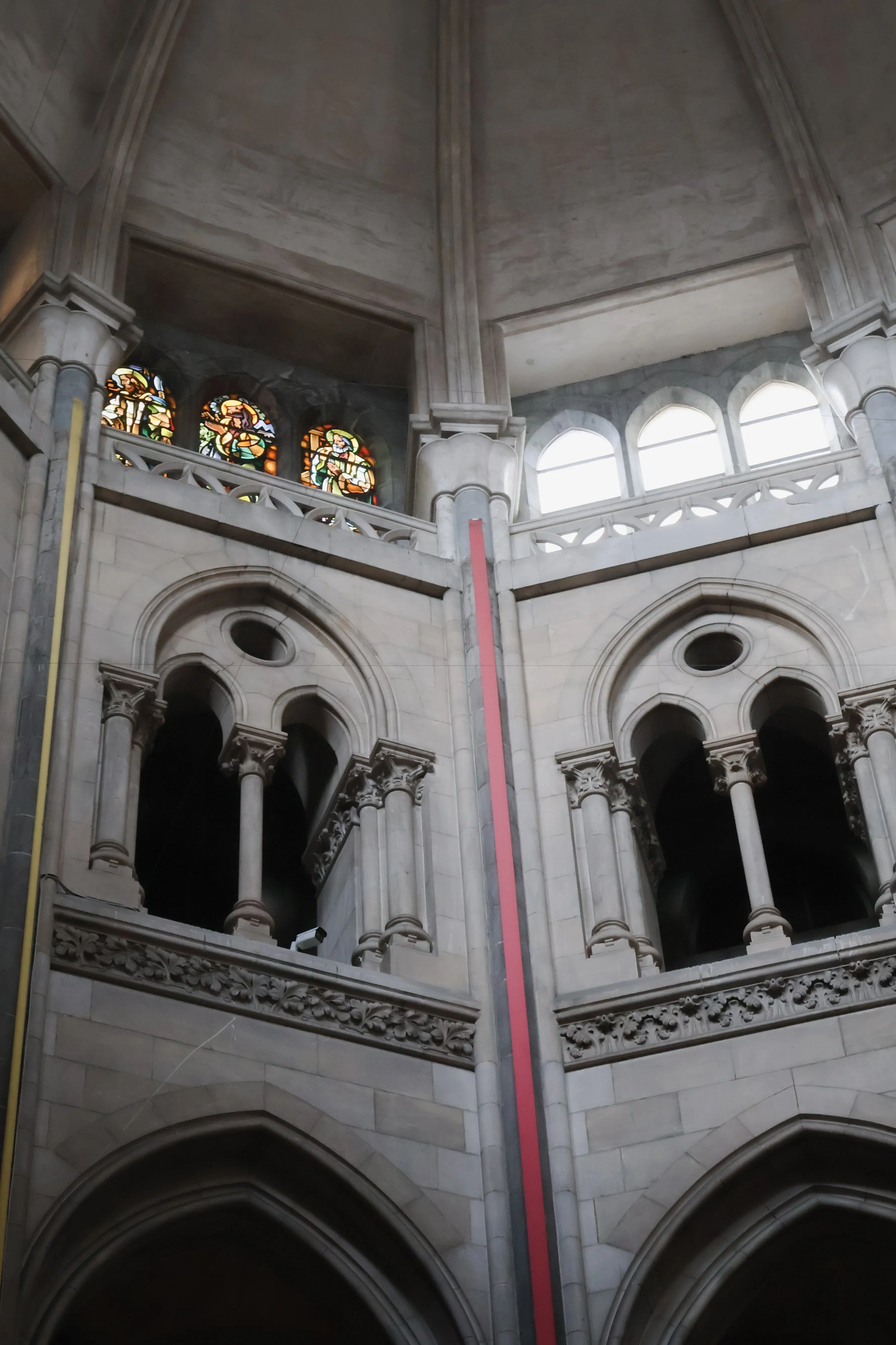 Architecture of the  Notre-Dame-de-la-Treille Cathedral in Lille