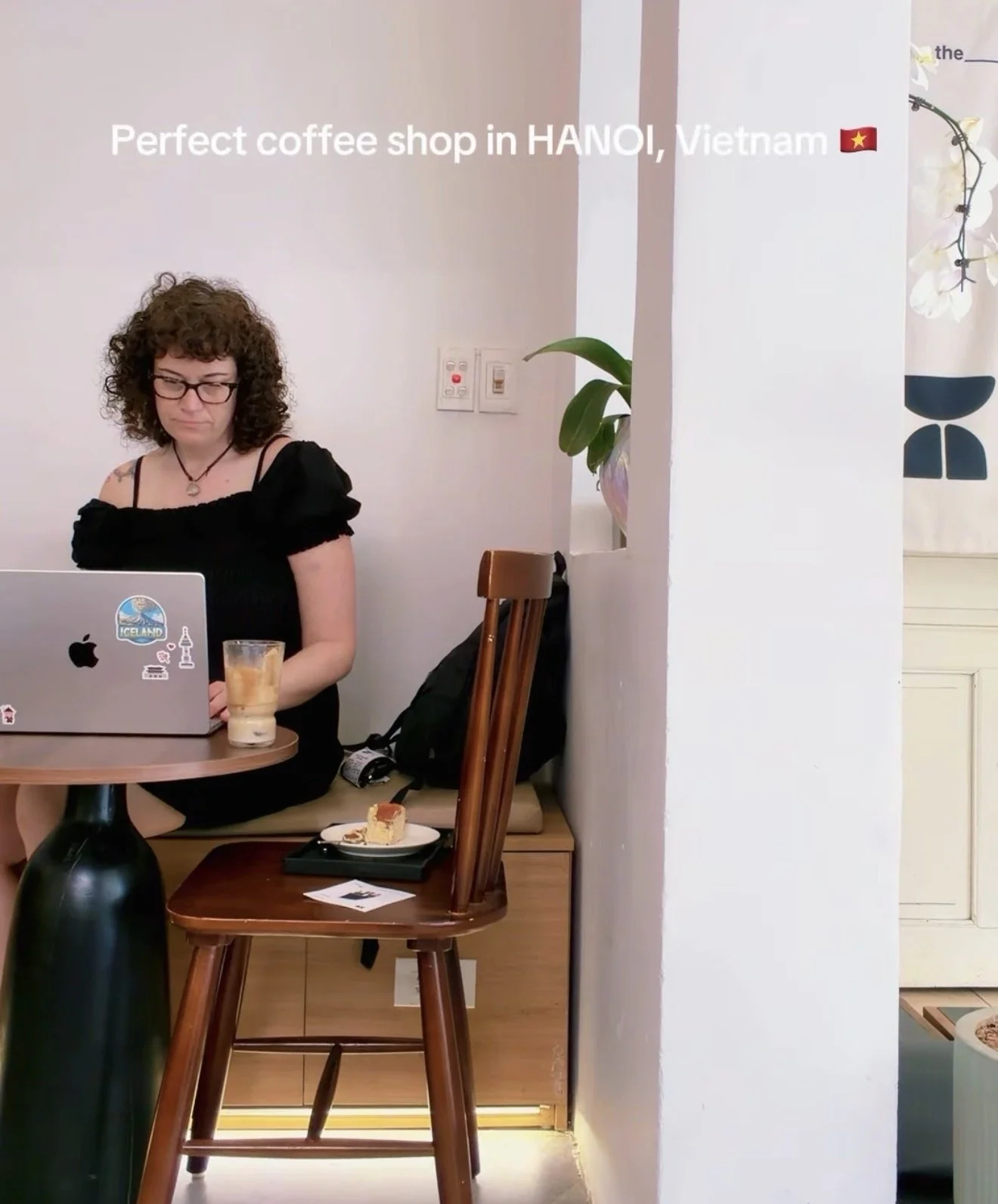 Reel showing The Collective coffee shop in Hanoi, Vietnam