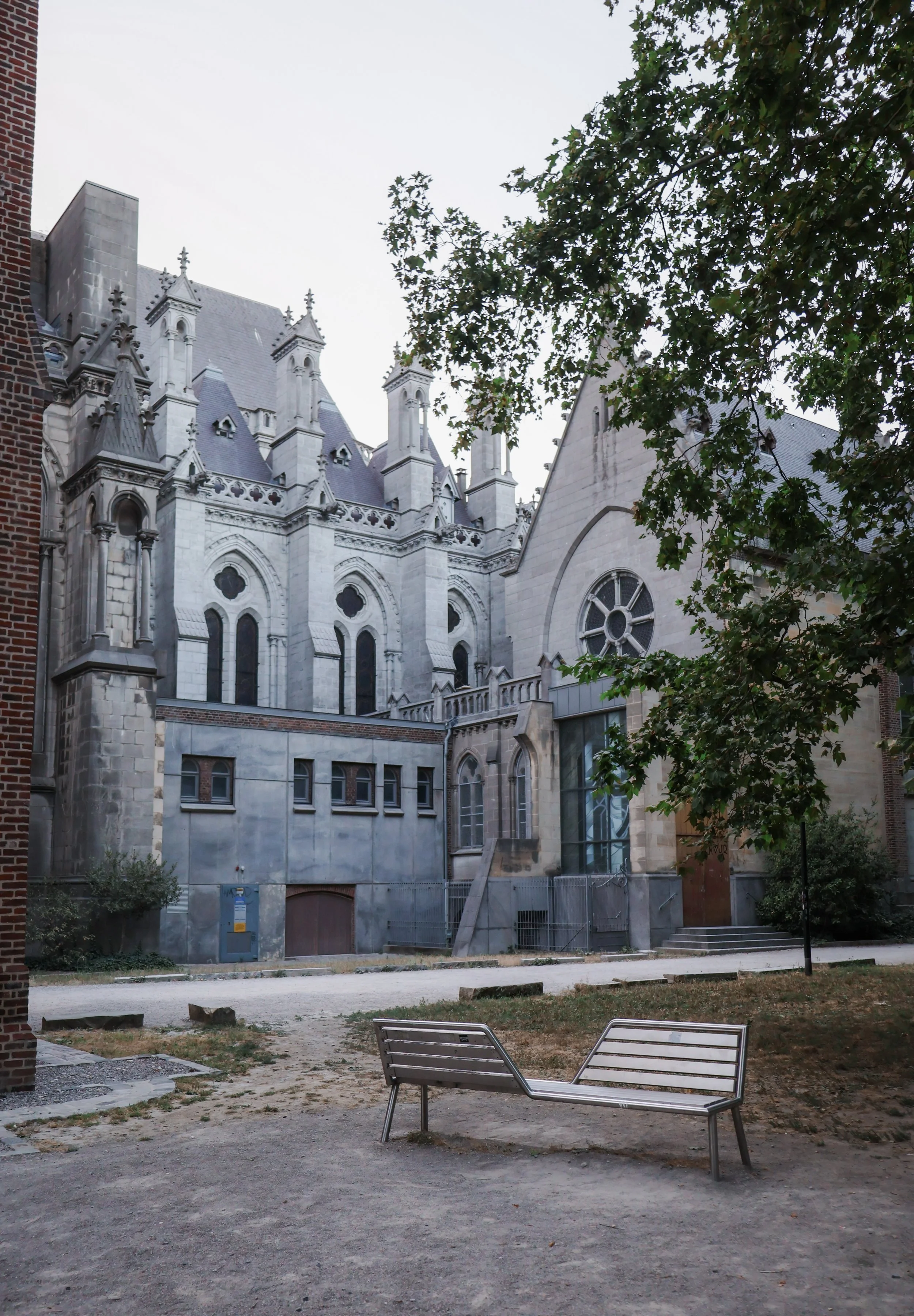 Exteriors of the Notre-Dame-de-la-Treille Cathedral in Lille