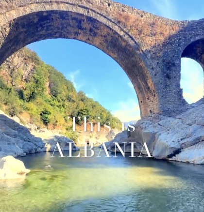 UGC video created for GetYourGuide on a day trip to Brataj Bridge in Albania