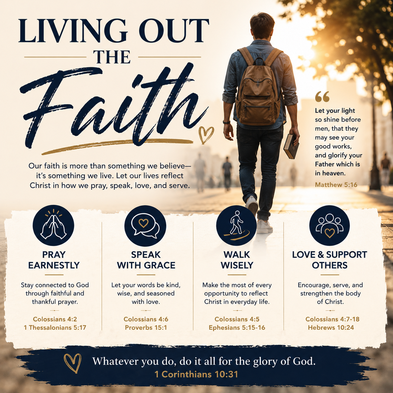 Living Out Your Faith Daily
