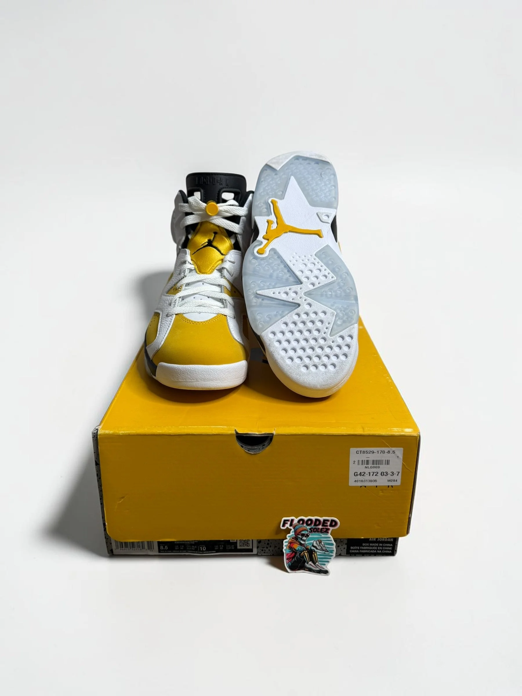 Air Jordan Retro 6 'Yellow Ochre' (2024) Size 8.5M