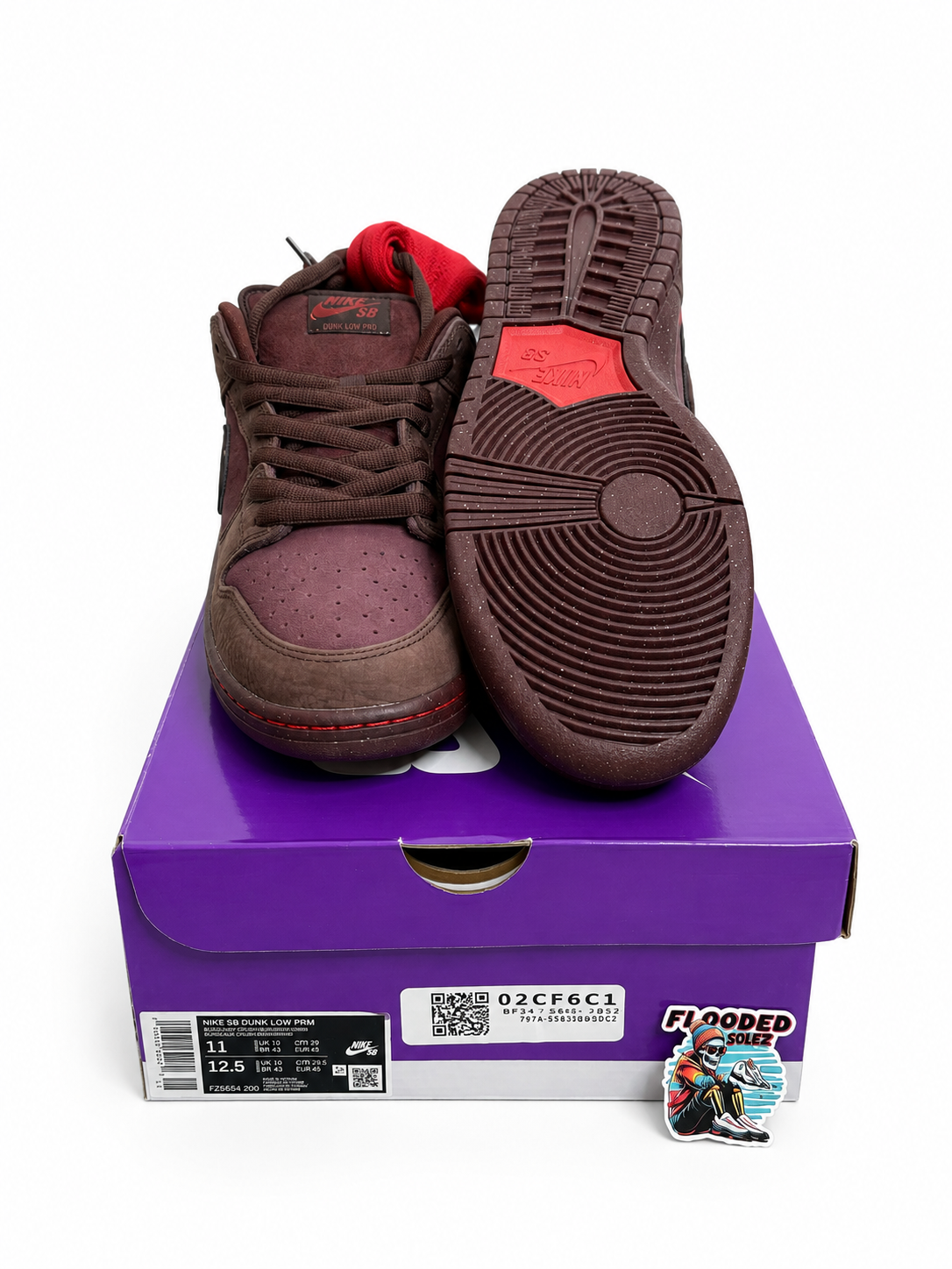 Nike SB Dunk Low 'City of Love' (2024) Burgundy Crush Size 11M