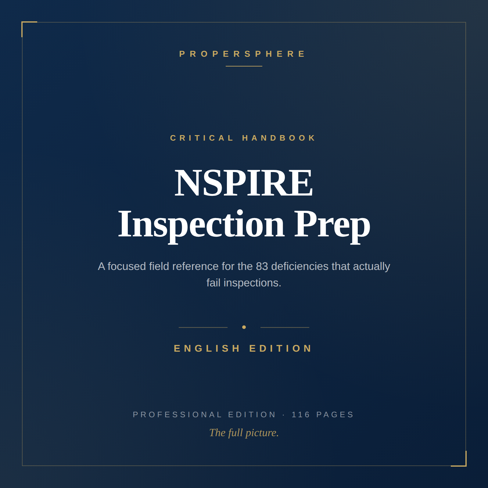 NSPIRE Critical Handbook - English Edition (Digital PDF)