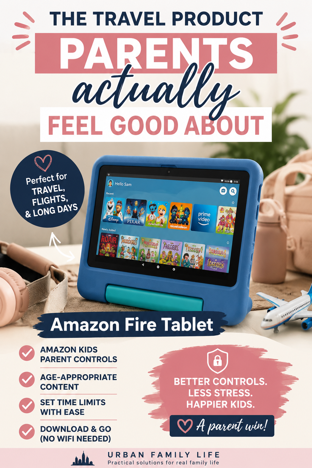 Why the Amazon Fire Tablet Is the Travel Sanity Saver Parents Actually Need