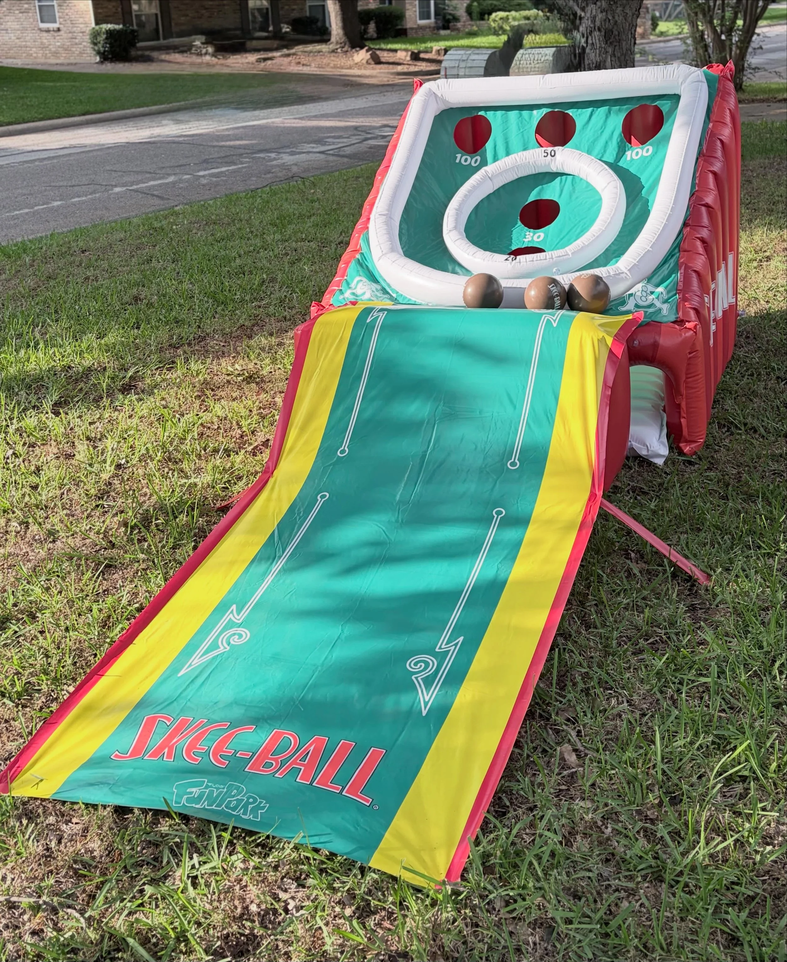 Game Highlight day 2: Inflatable Skee-ball! This one has been a hit recently and if you play it, you will see why! Another throwback to a simpler time at the arcade, this game is both fun and worth reminiscing about! (This is a personal arcade fav my