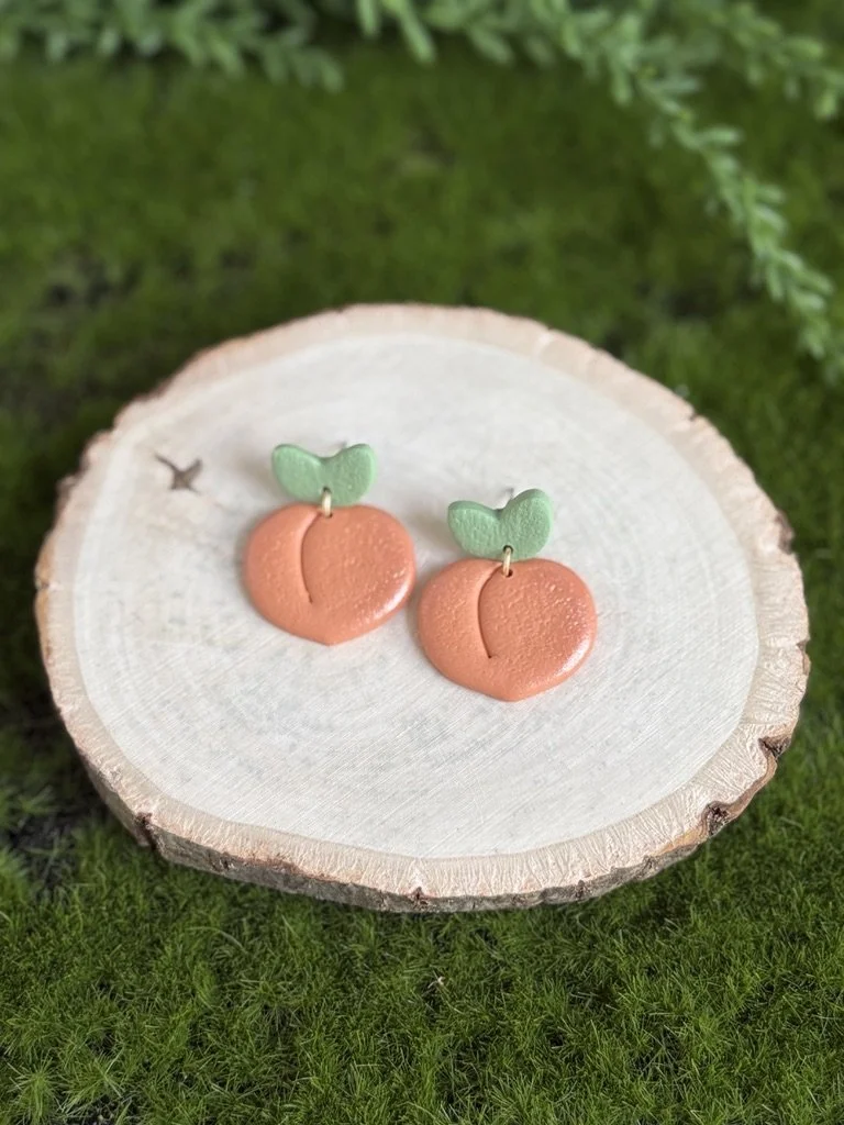 Peach Earrings