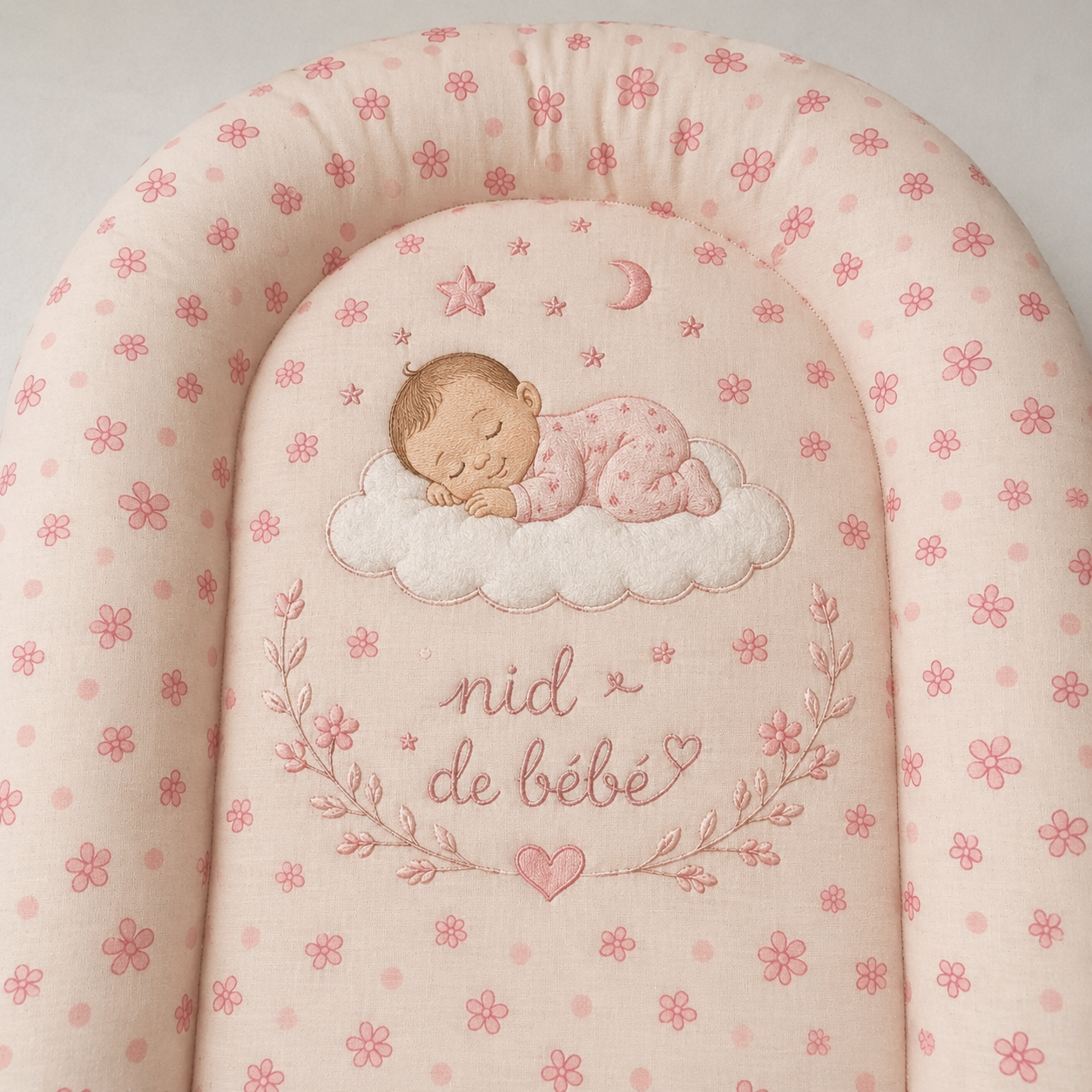 Réducteur de lit matelassé pour bébé