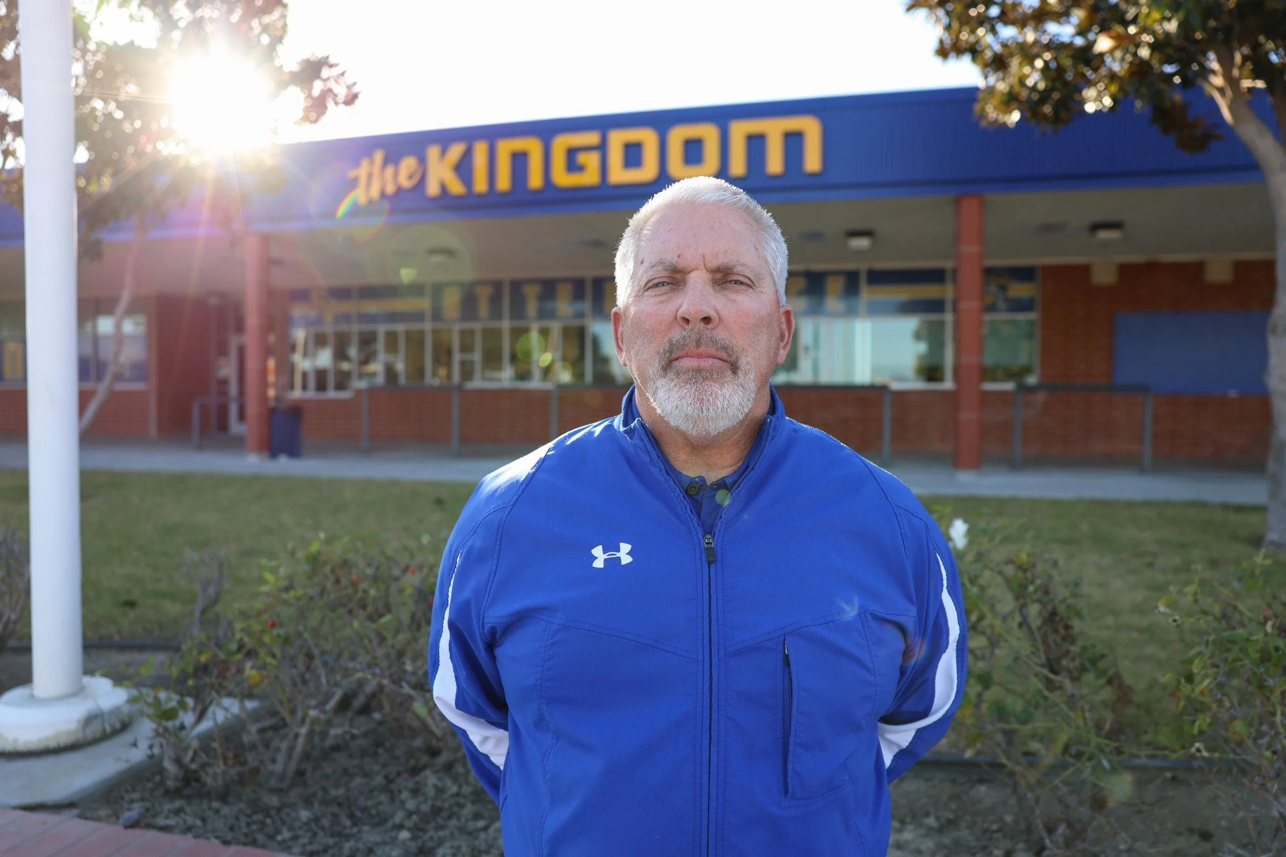 Head Coach, Mitch Olson.  Fountain Valley Barons Varsity Football.