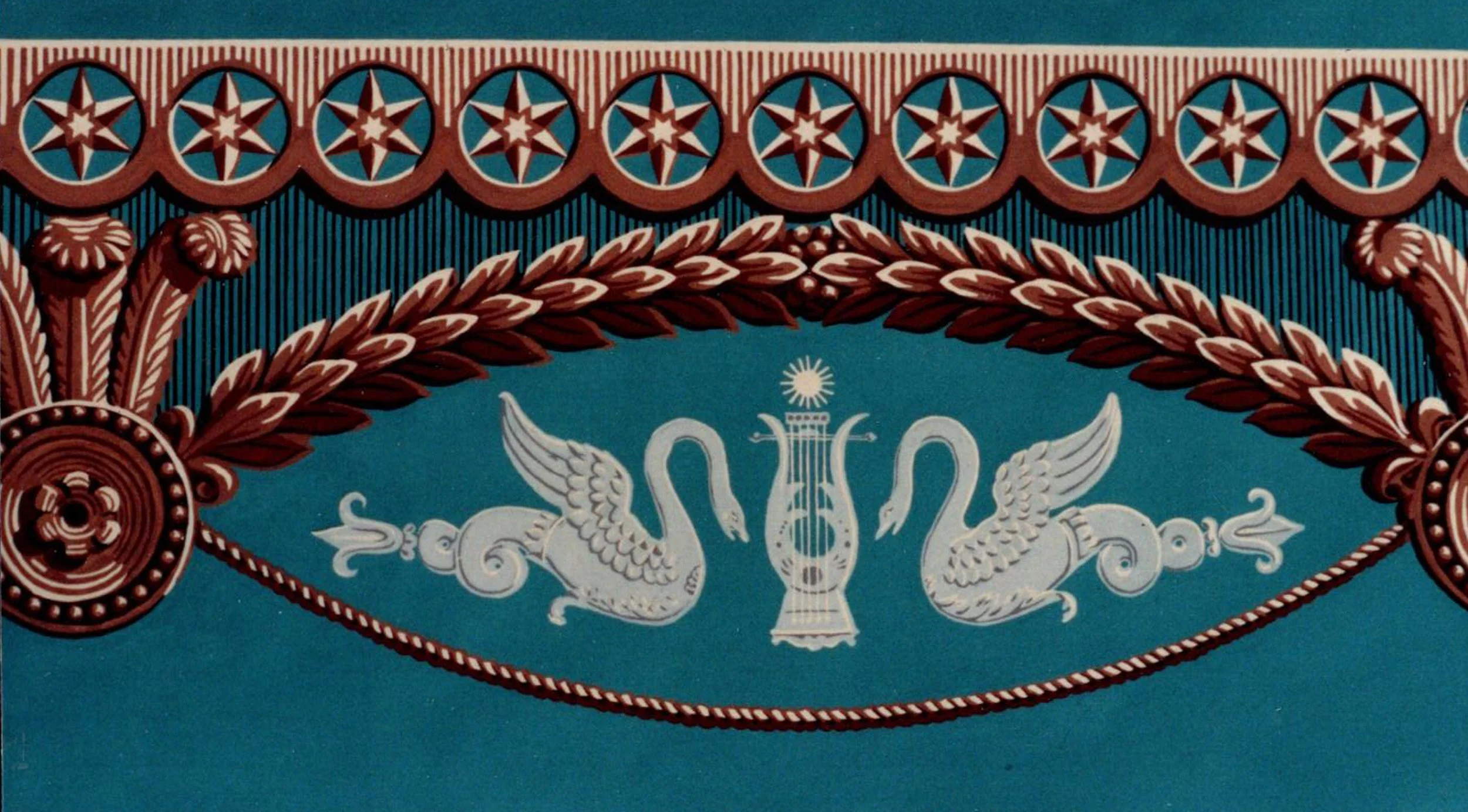 F Schumacher/Reproduction for the Library of Congress/Wallpaper Border