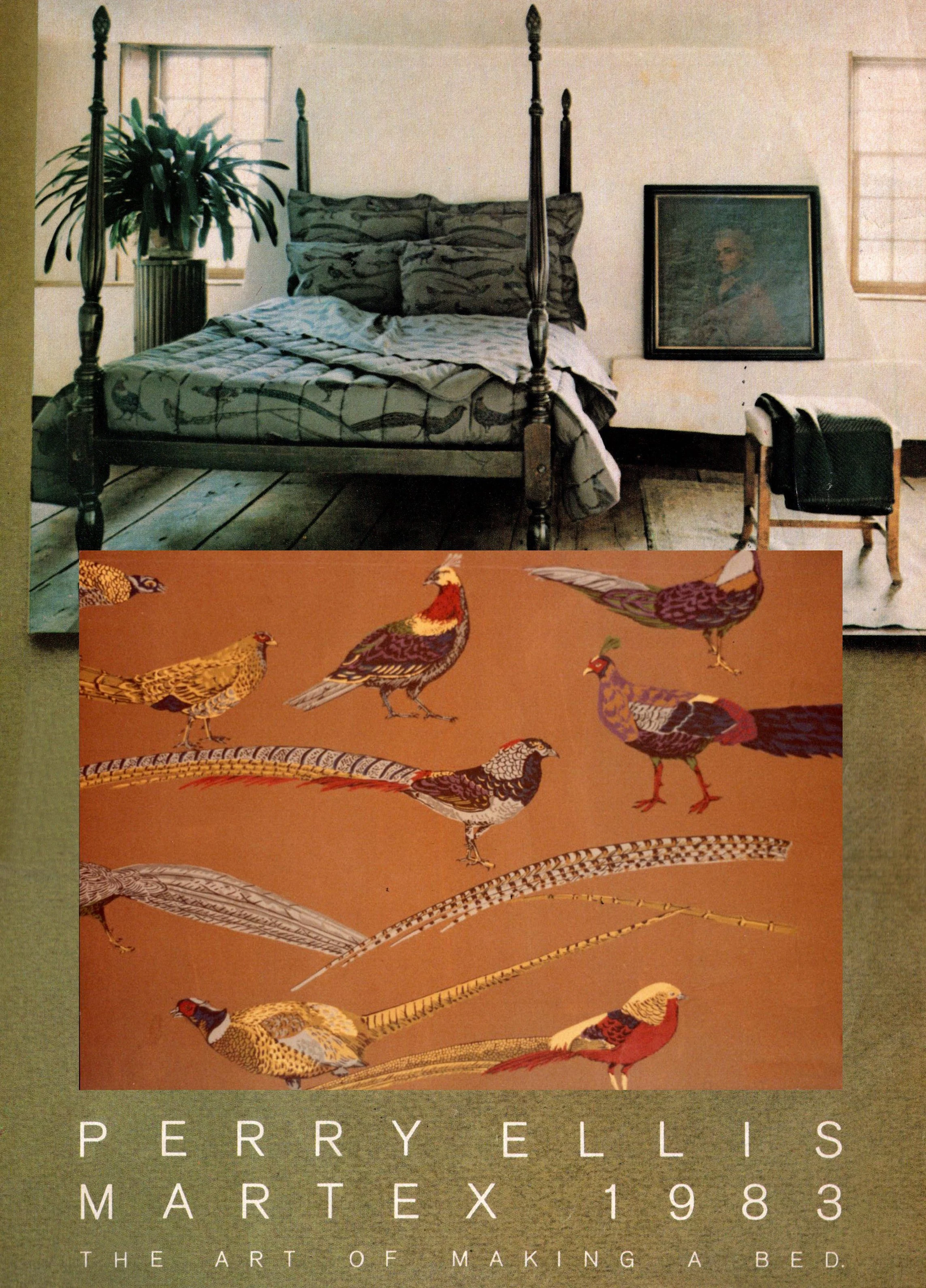 Martex/Bird Design for Perry Ellis/Bedding