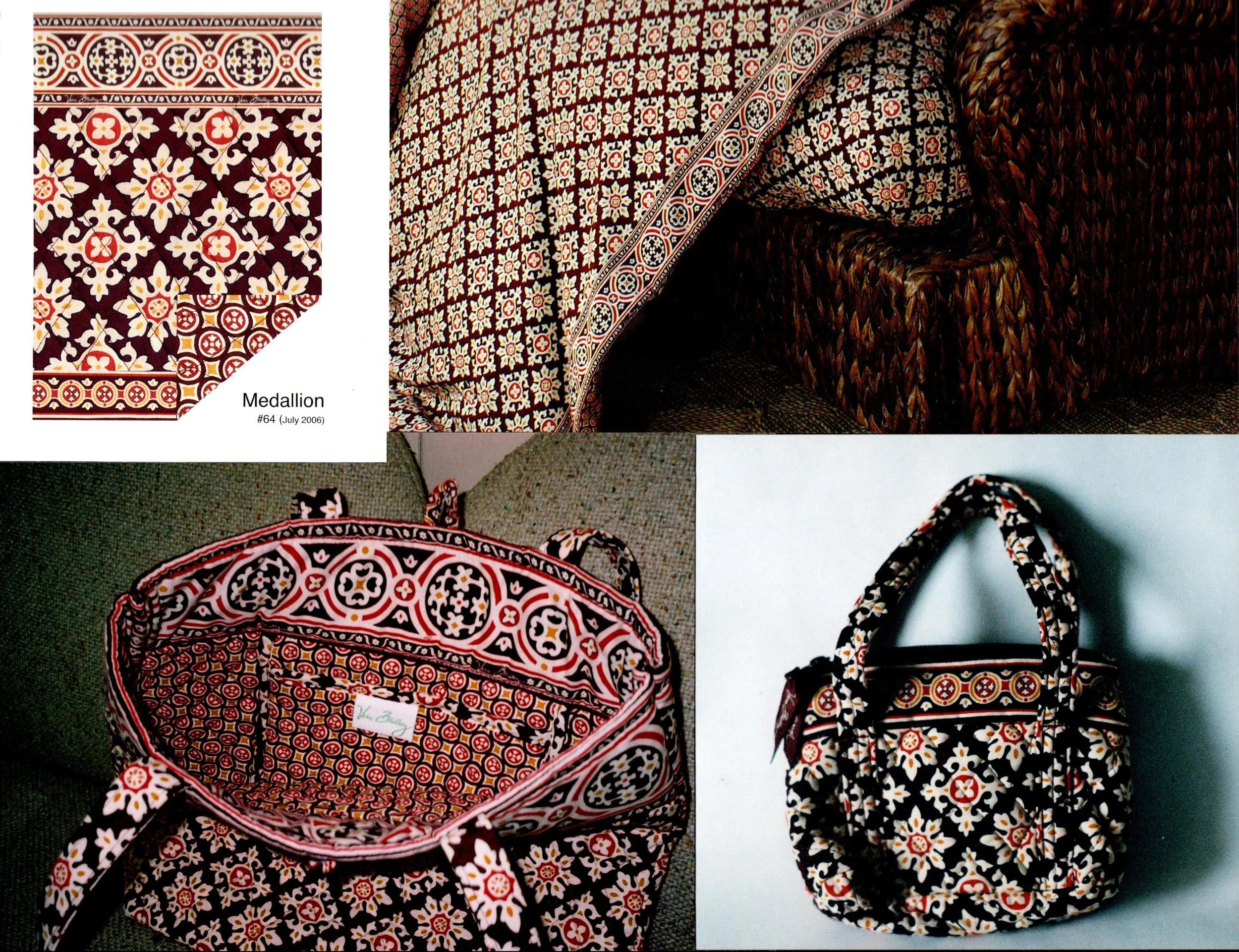 Braemore/"Medallion" Designs for Vera Bradley Bags & Bedding