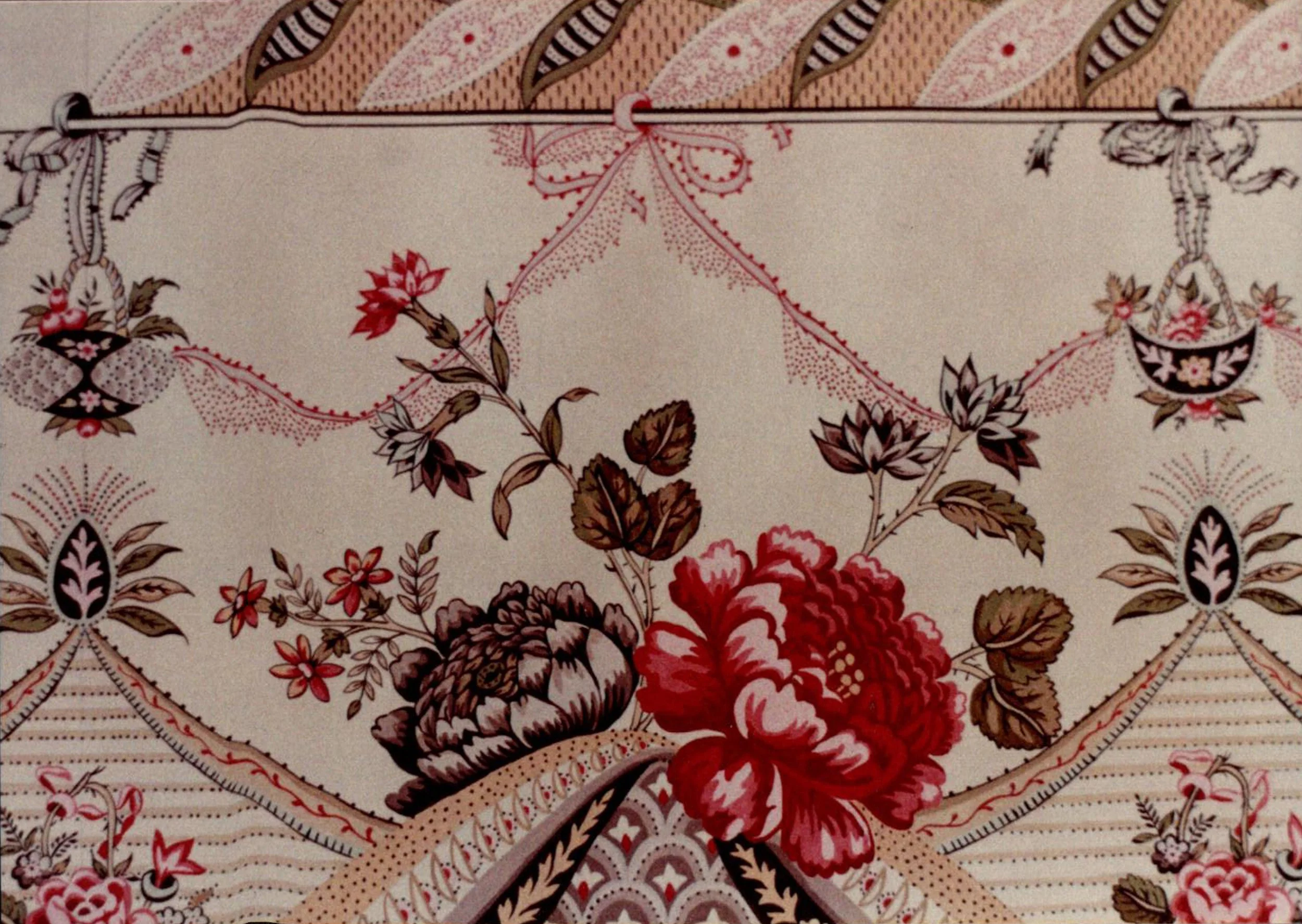 Martex/Floral Border Reproduction/Bedding