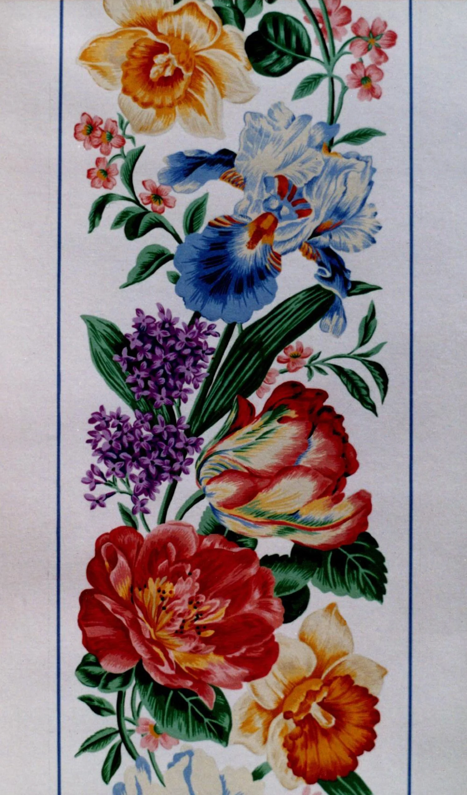 Waverly/Floral Border/Printed Fabric 