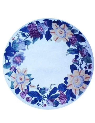 Larry Laslo/Floral Edging Design/Plate