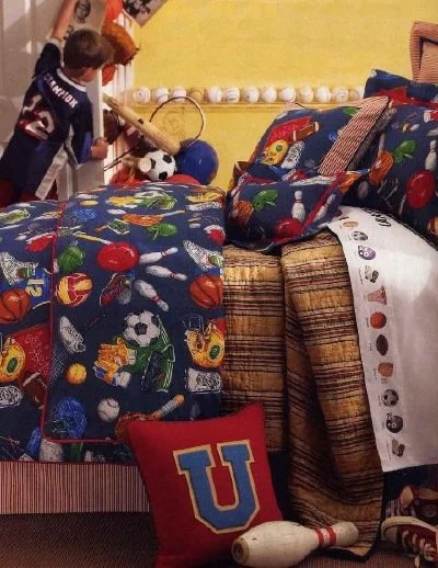 Braemore/Sports Equipment Design by Barbara Teague/Bedding