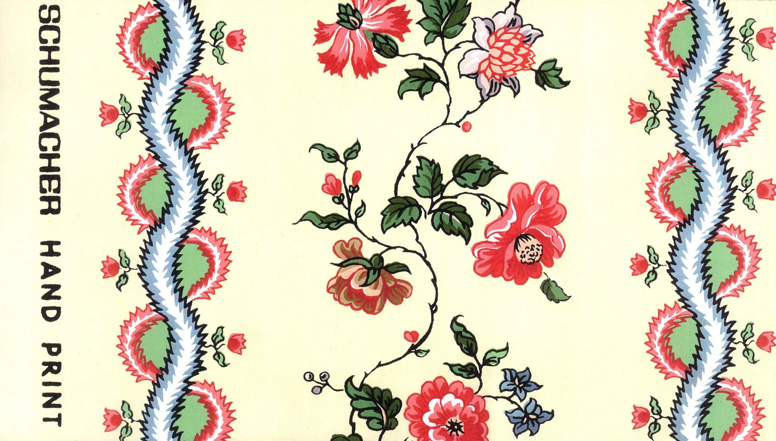 F Schumacher/Reproduction from Their Archives/Original Wallpaper