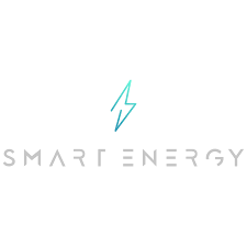 Logo mit Blitzsymbol und dem Text 'SMART ENERGY'