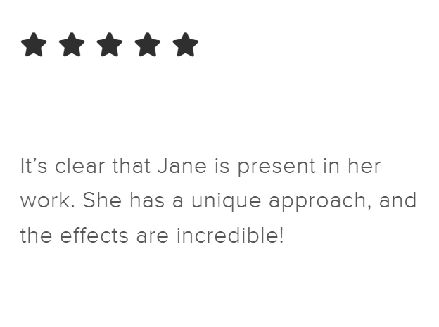 5-star Massagebook review praising Sen Flow Body massage session