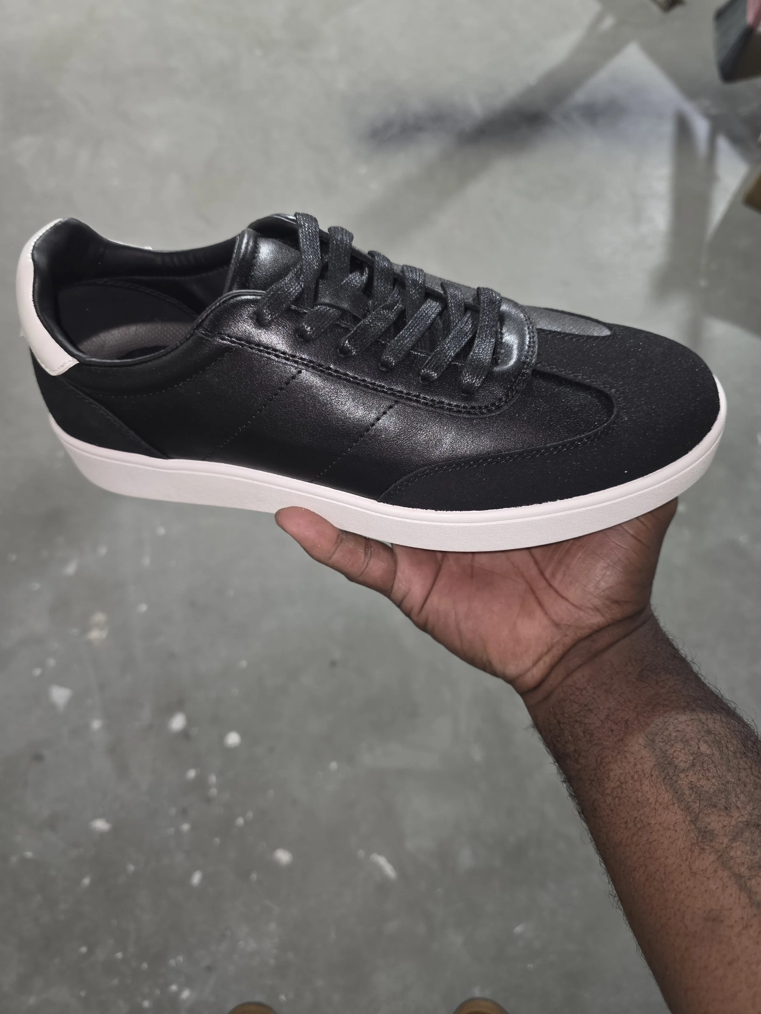 Urban Elegance Black & White Sneakers