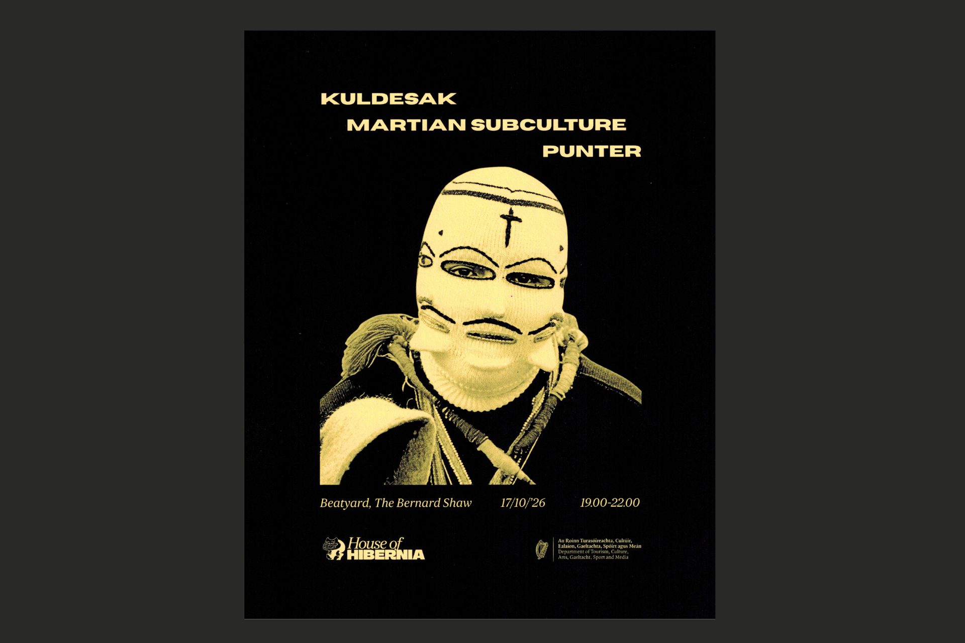 HoH presents - KULDESAK, Punter, Martian Subculture