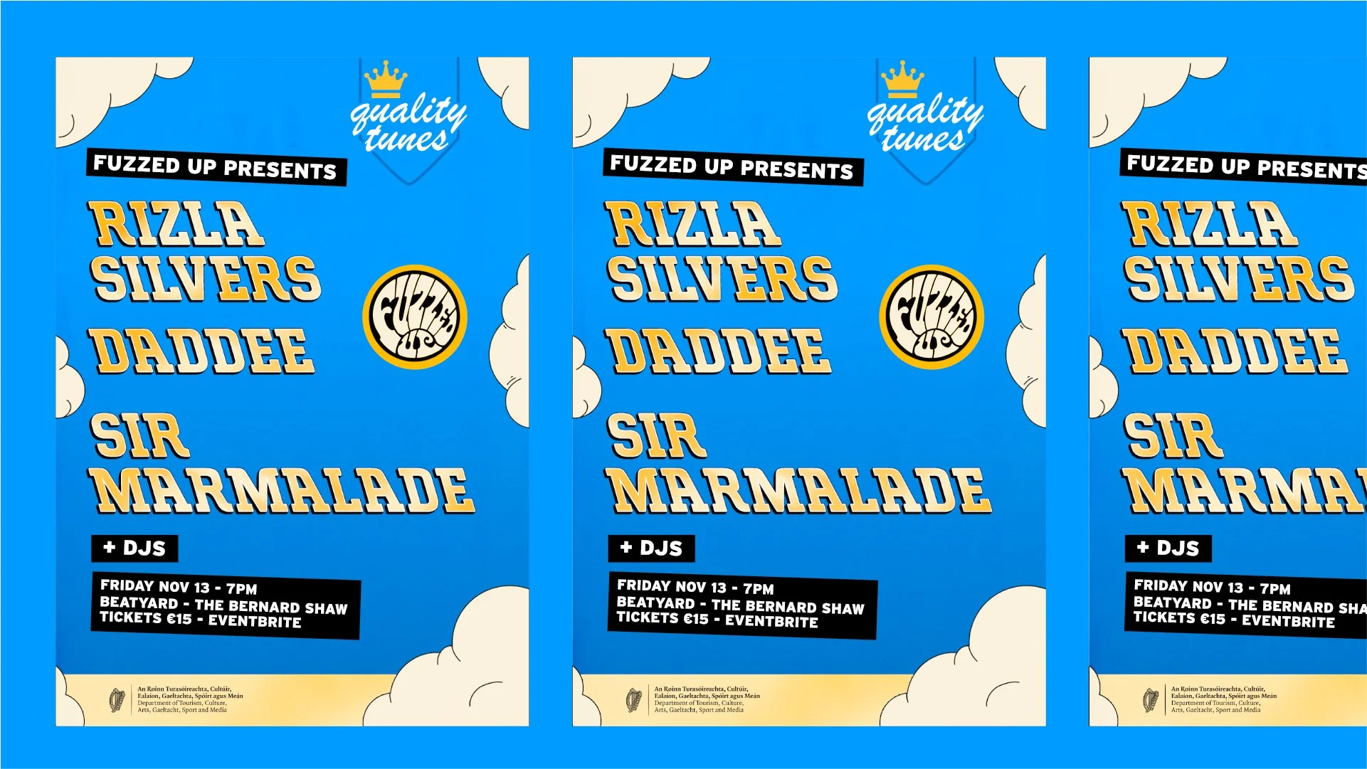 Beatyard &amp; Fuzzed Up present Rizzla Silvers, DADDEE &amp; Sir Marmalade