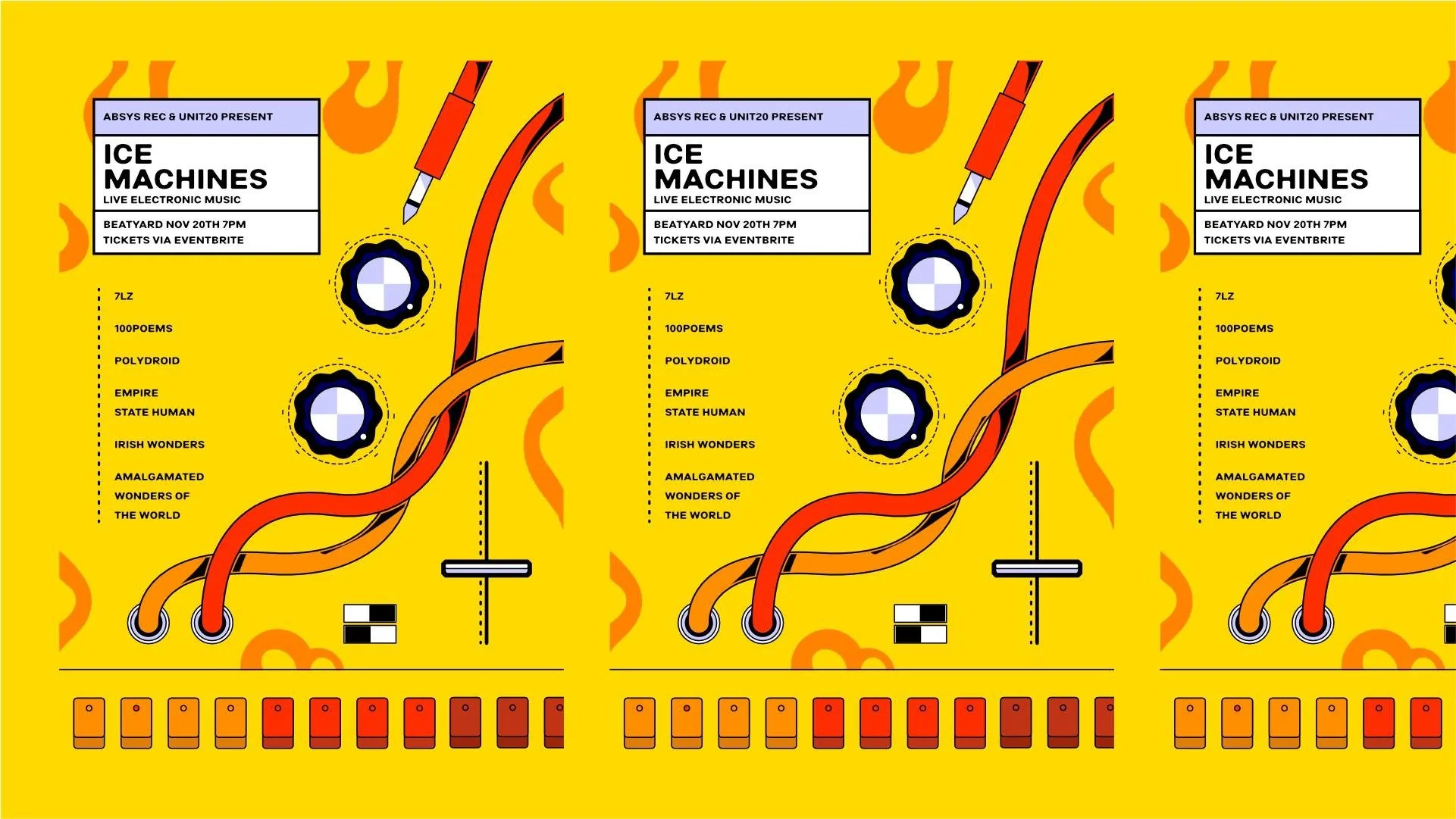 Absys Records &amp; Unit 20 present Ice Machines