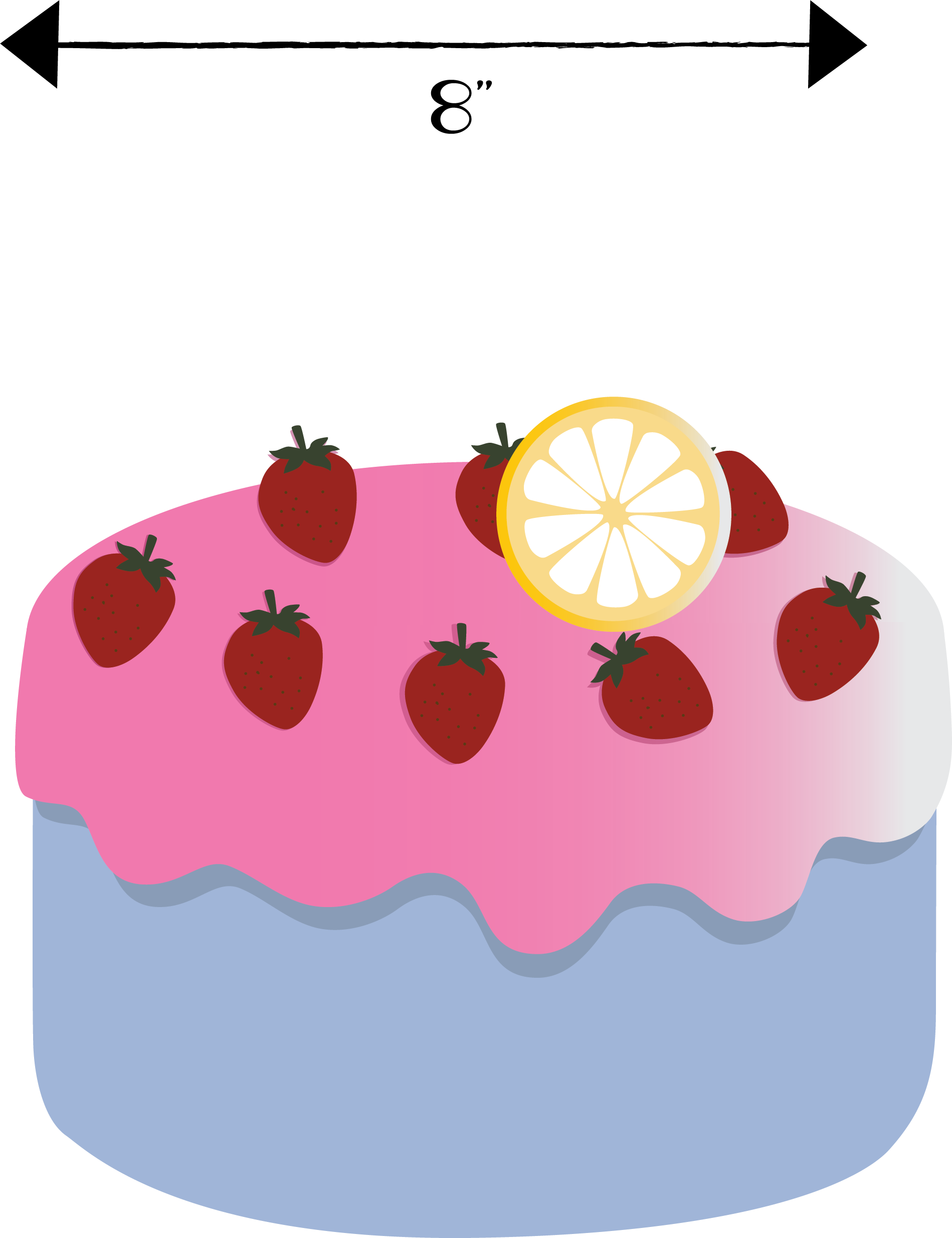 8" Round Cake