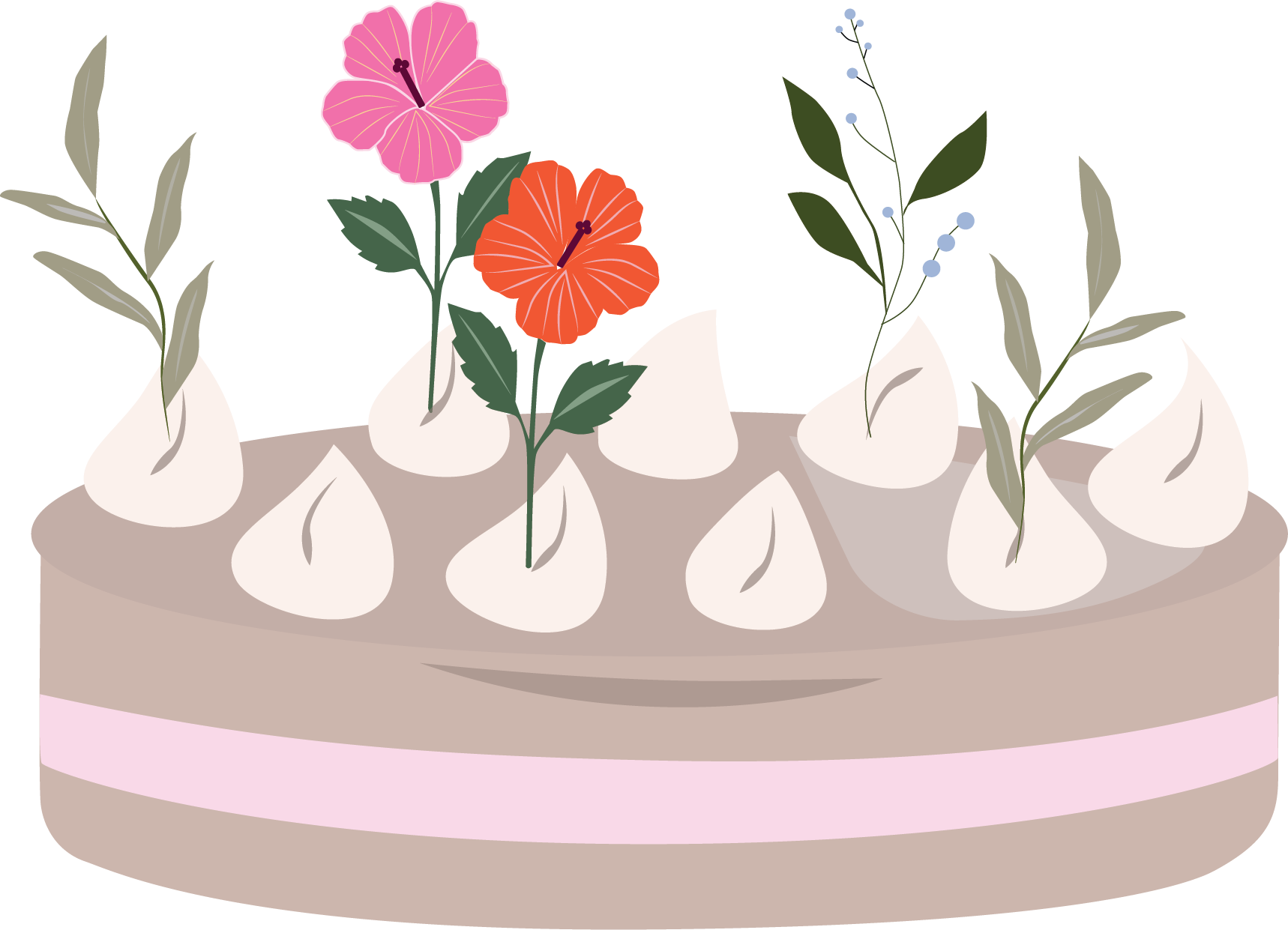 9" Oval Cake