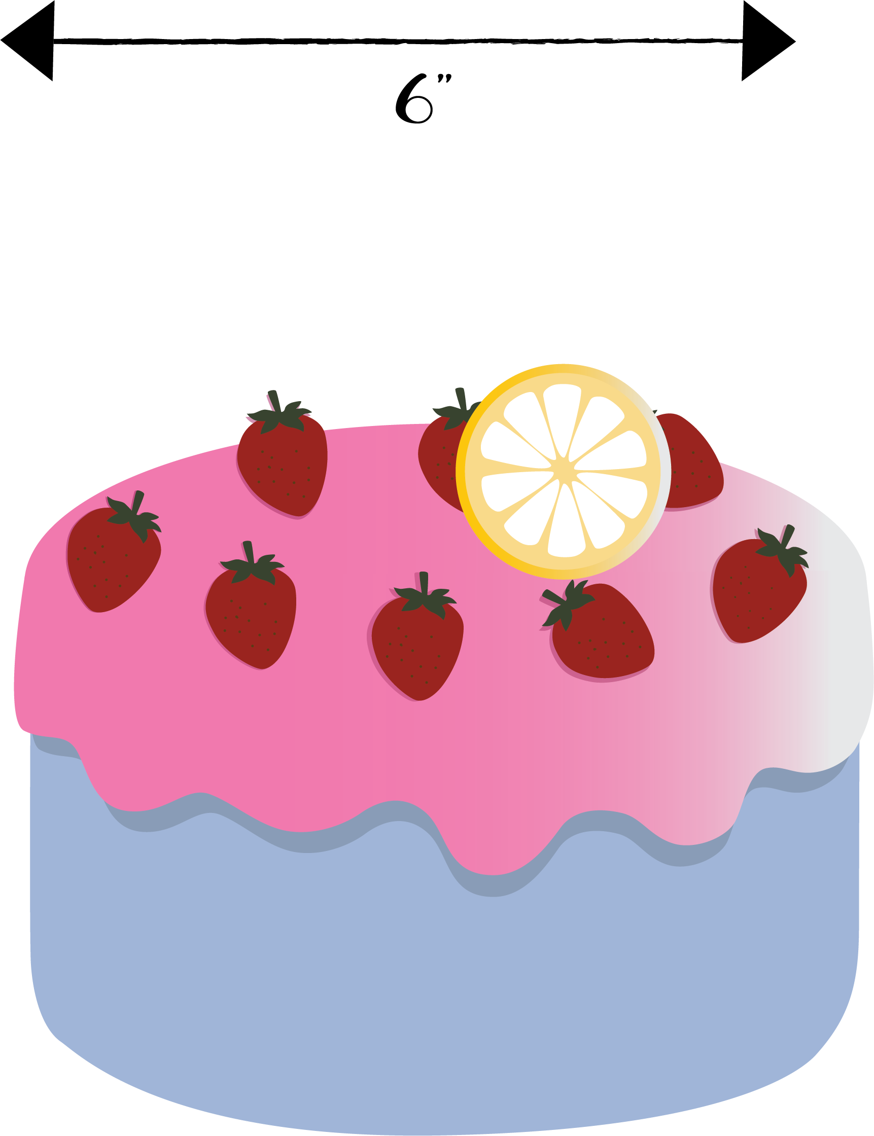 6" Round Cake